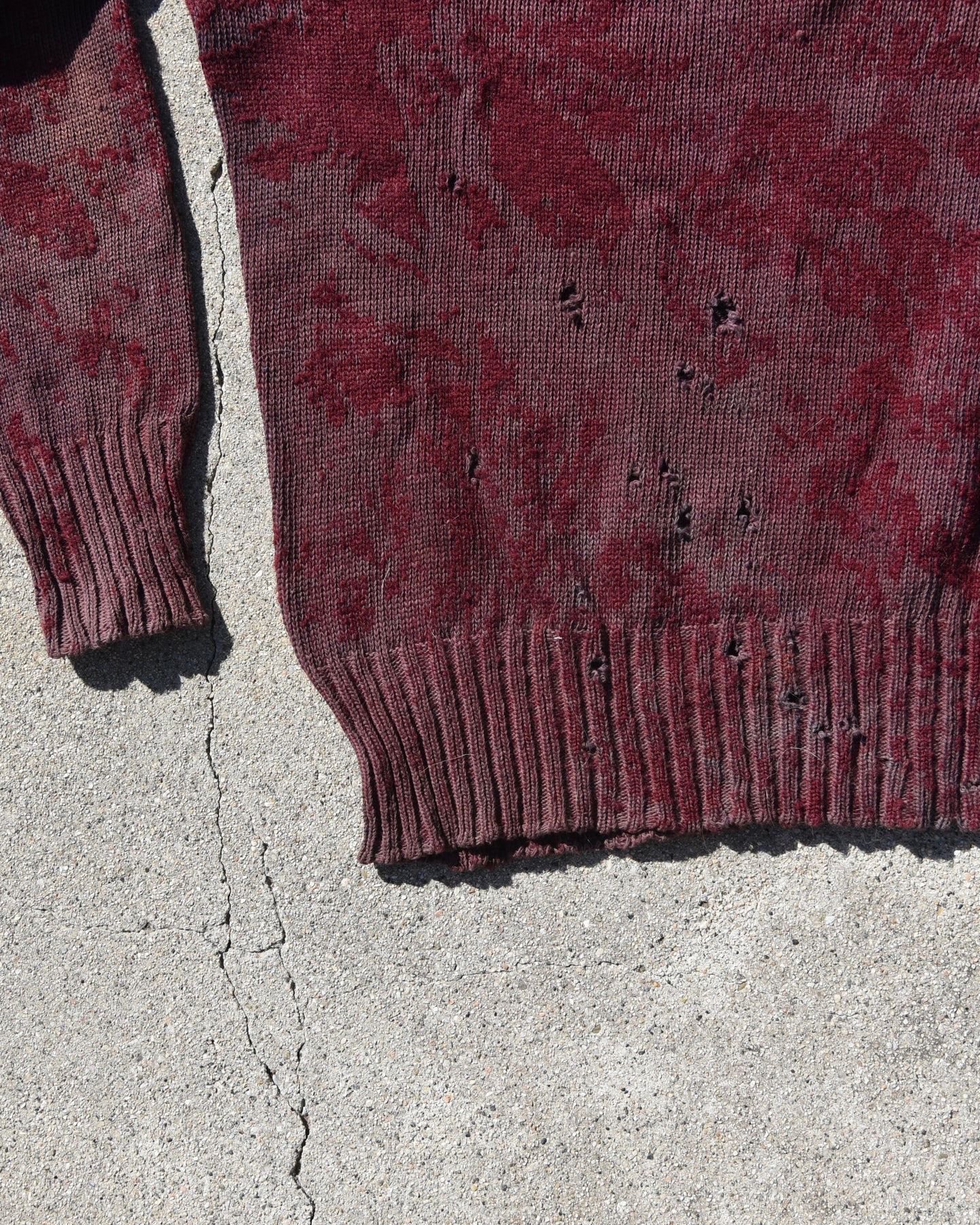 1940s Wool Knit Sweatshirt