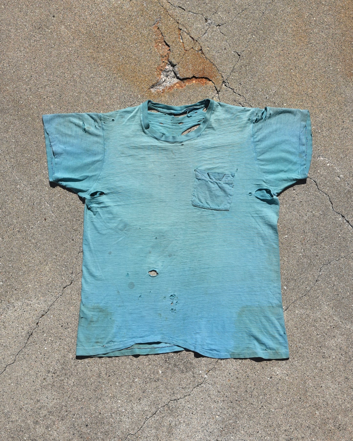 1960s Thrashed and Faded Pocket Tshirt
