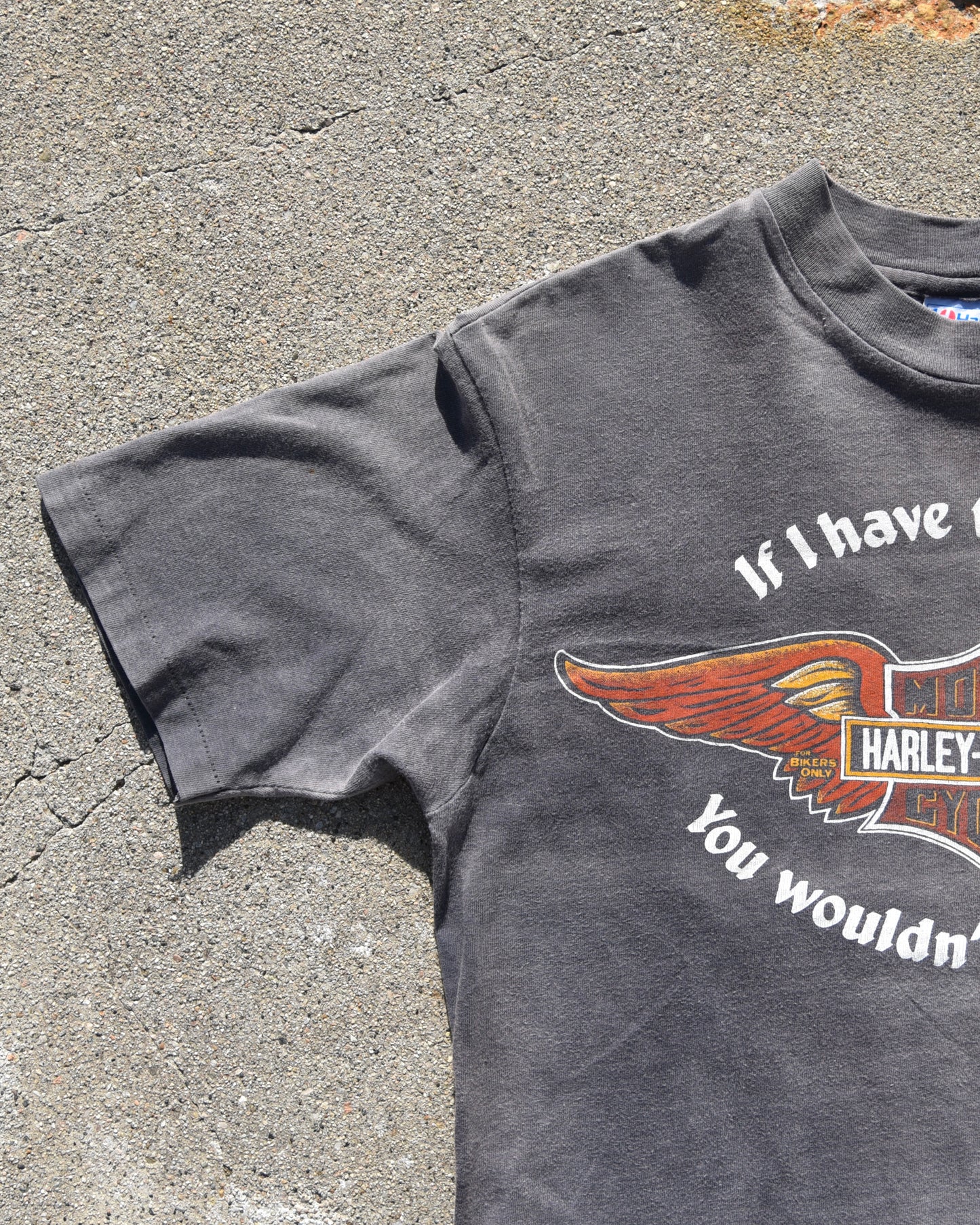 1980s Sun Faded Harley Davidson Tshirt