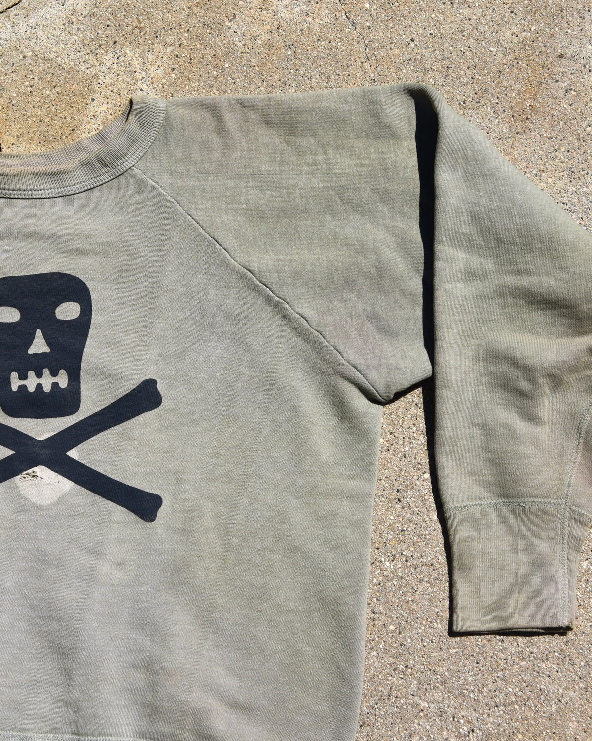 Reworked Skull and Bones Sweatshirt