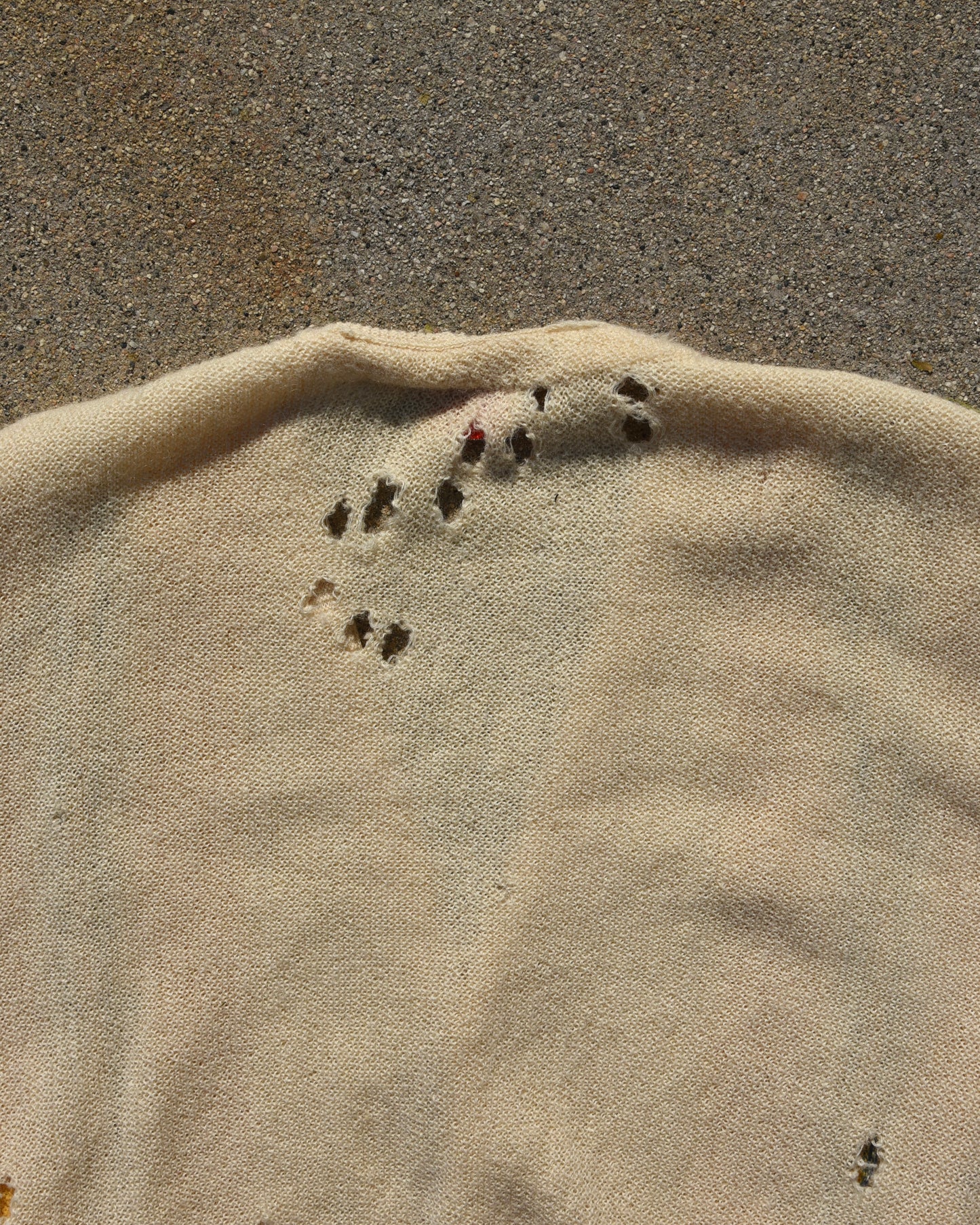 1940s Frost Bros Thrashed Wool Cardigan