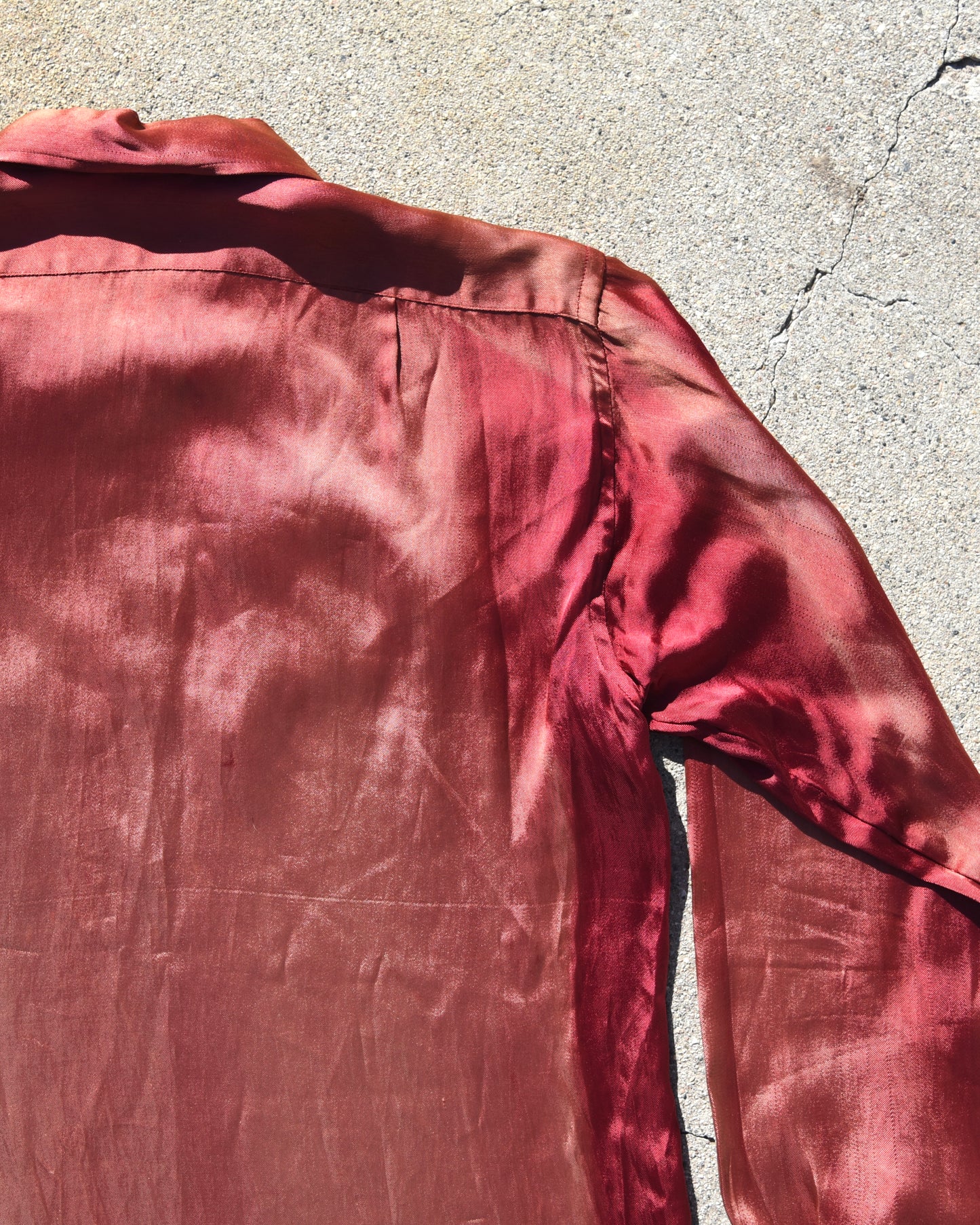 1950s Japanese Sukajan Satin Shirt