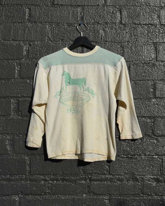 1950s Goodfellows Pony Bowl Cotton Jersey