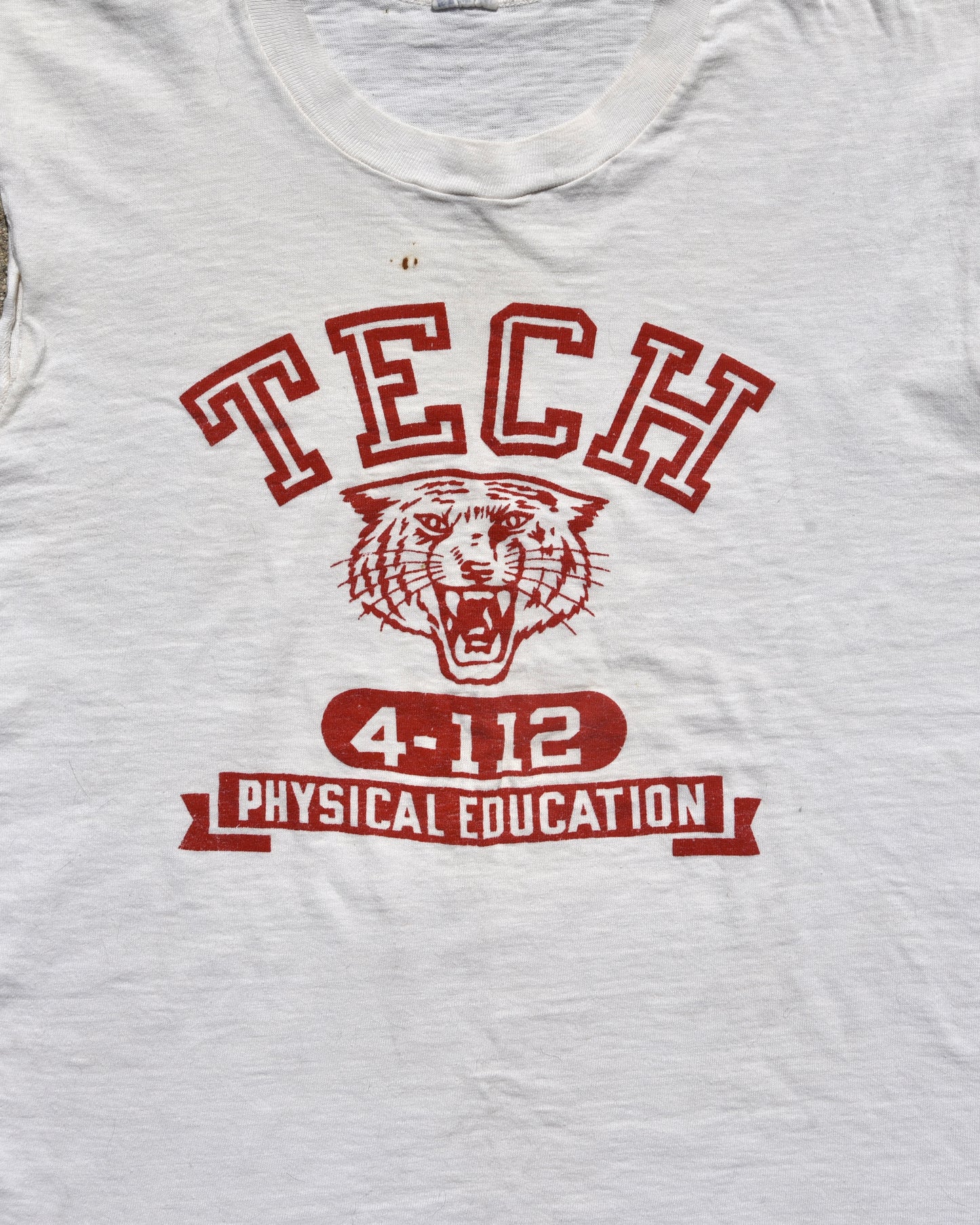1950s Tech Phys Ed Cutoff Tshirt