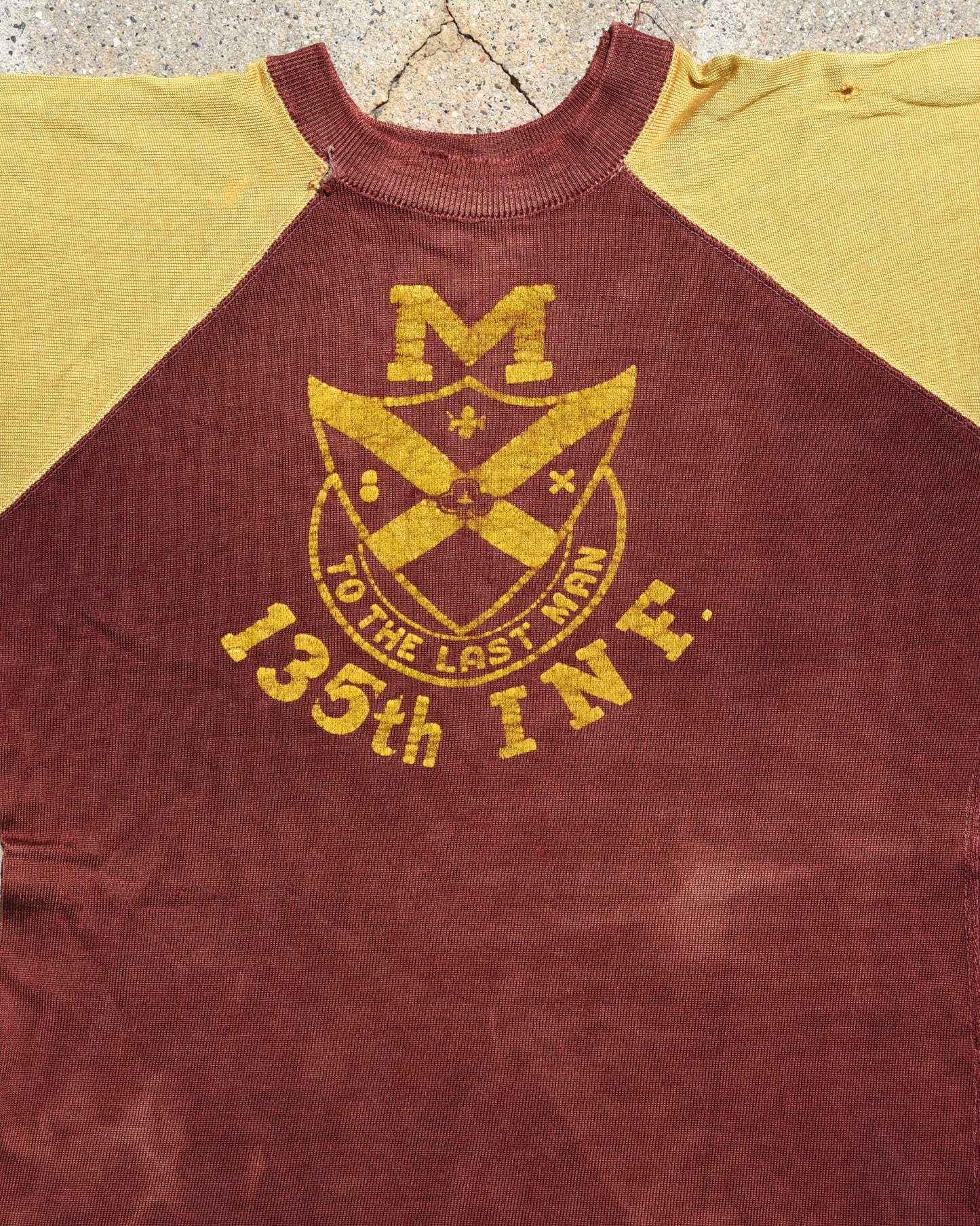 1940s 135th Infantry To The Last Man Durene Jersey