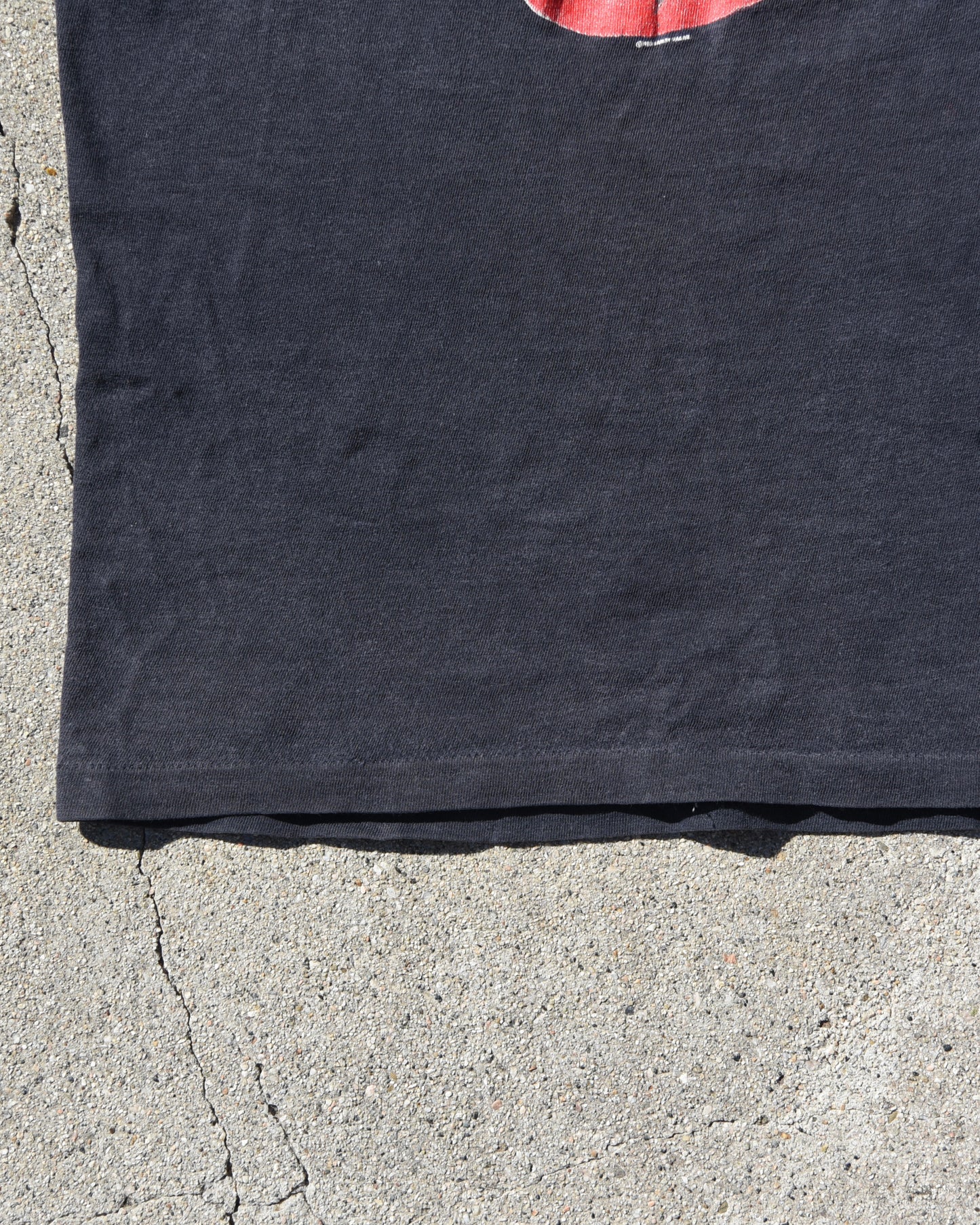 1983 Sammy Hagar Vintage Lips Tshirt Sun Faded