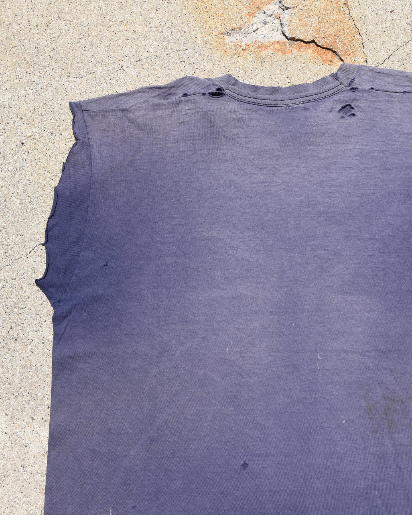 1990s Thrashed and Sun Faded Baseball Cutoff Tshirt