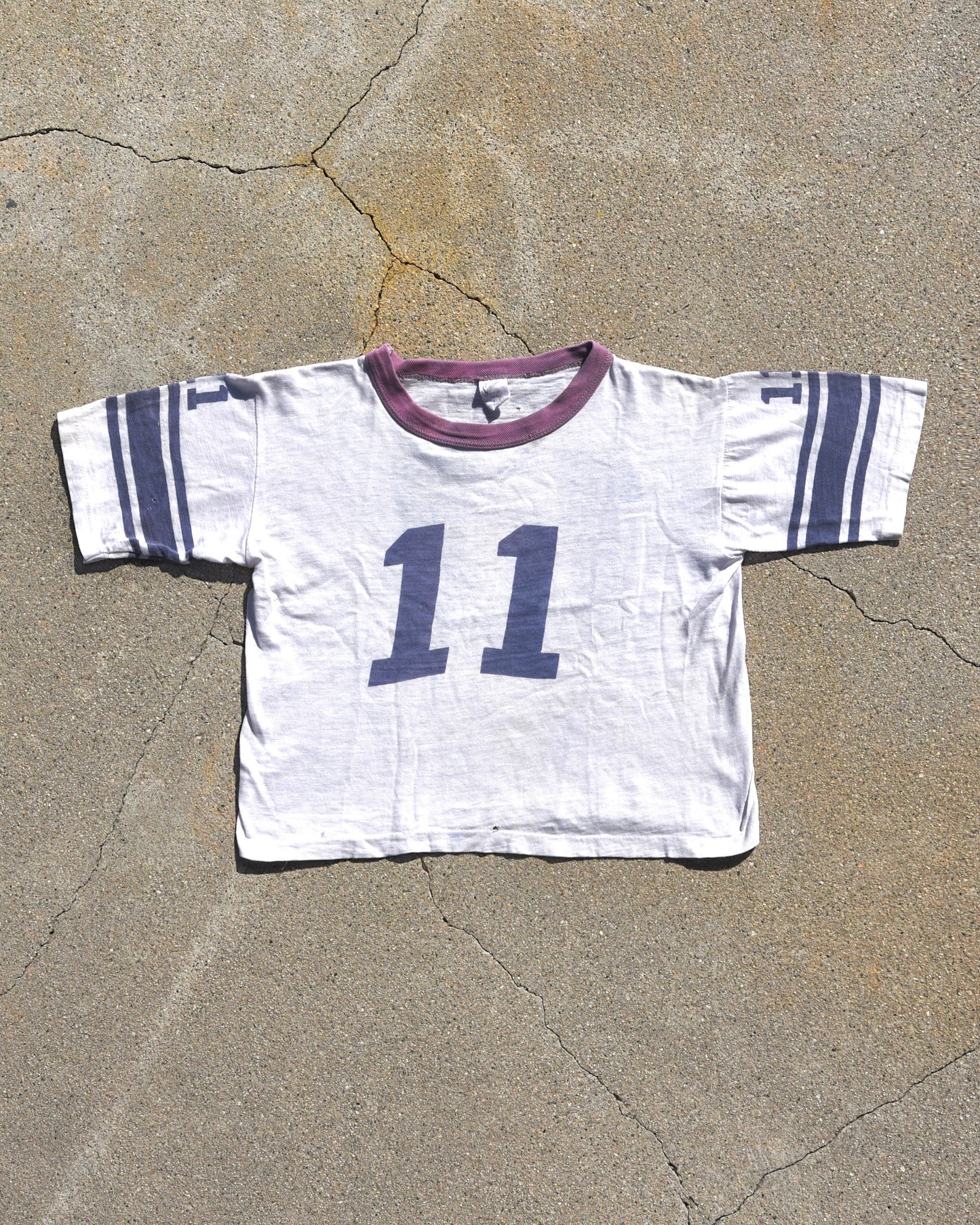 1950s Cotton Waterprint Football Jersey