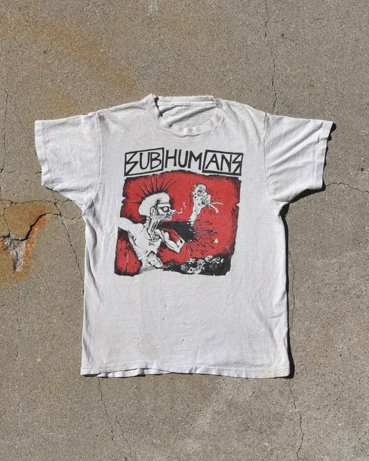 1980s Subhumans Band Tshirt