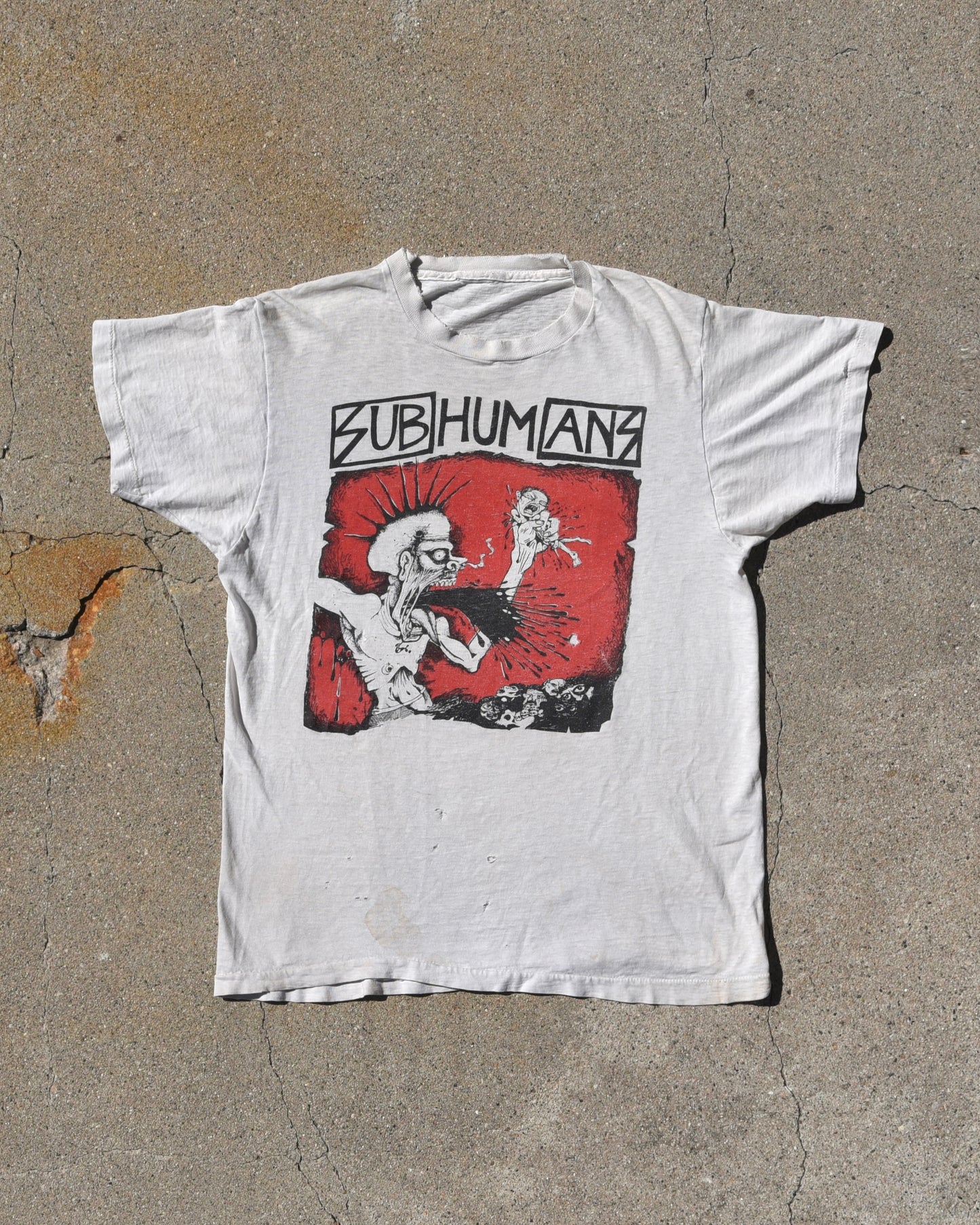 1980s Subhumans Band Tshirt