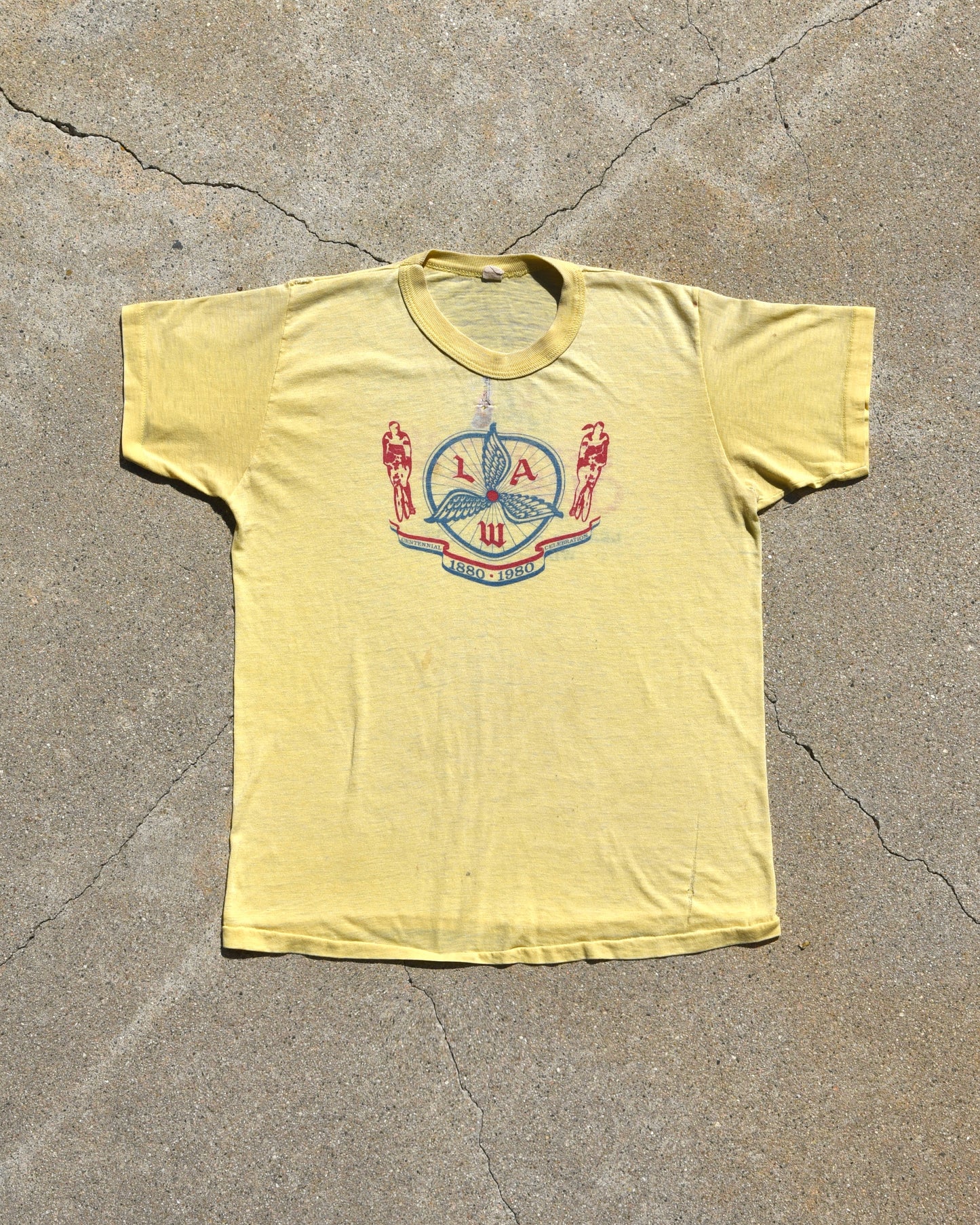 1980 League of American Wheelman Paperthin Tshirt