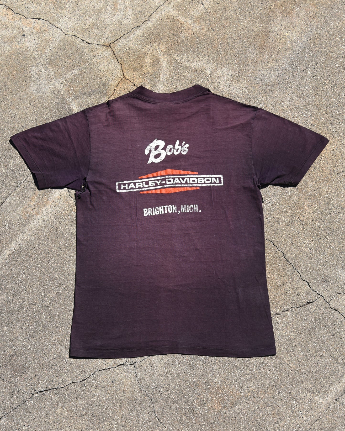 1970s Sun Faded It’s Hard To Be Humble Harley Tshirt