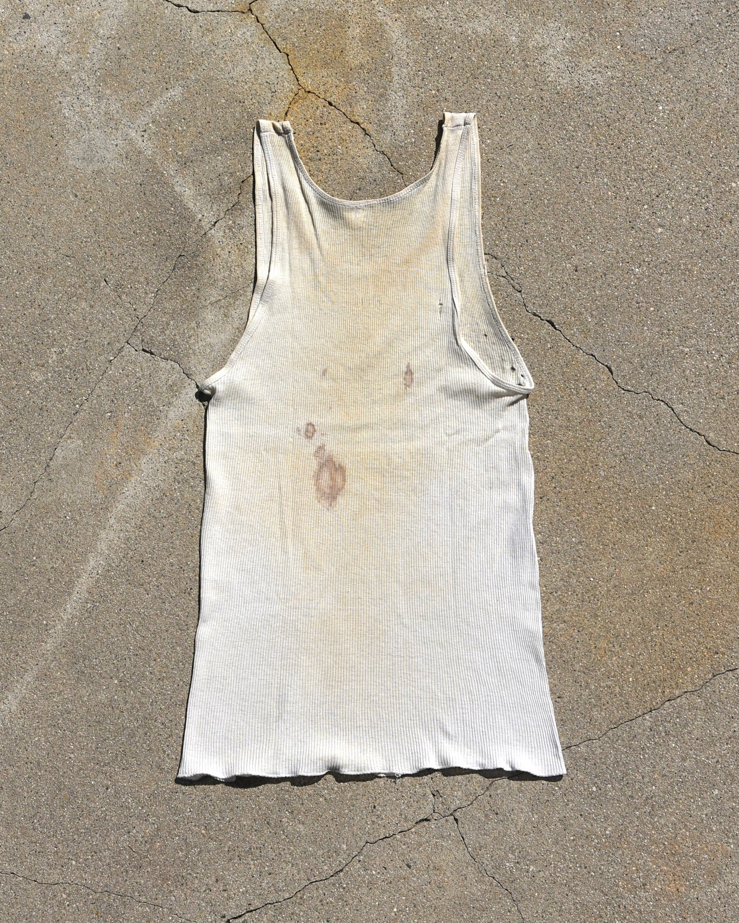 1960s A Real Cool Cat Stenciled Tank Top