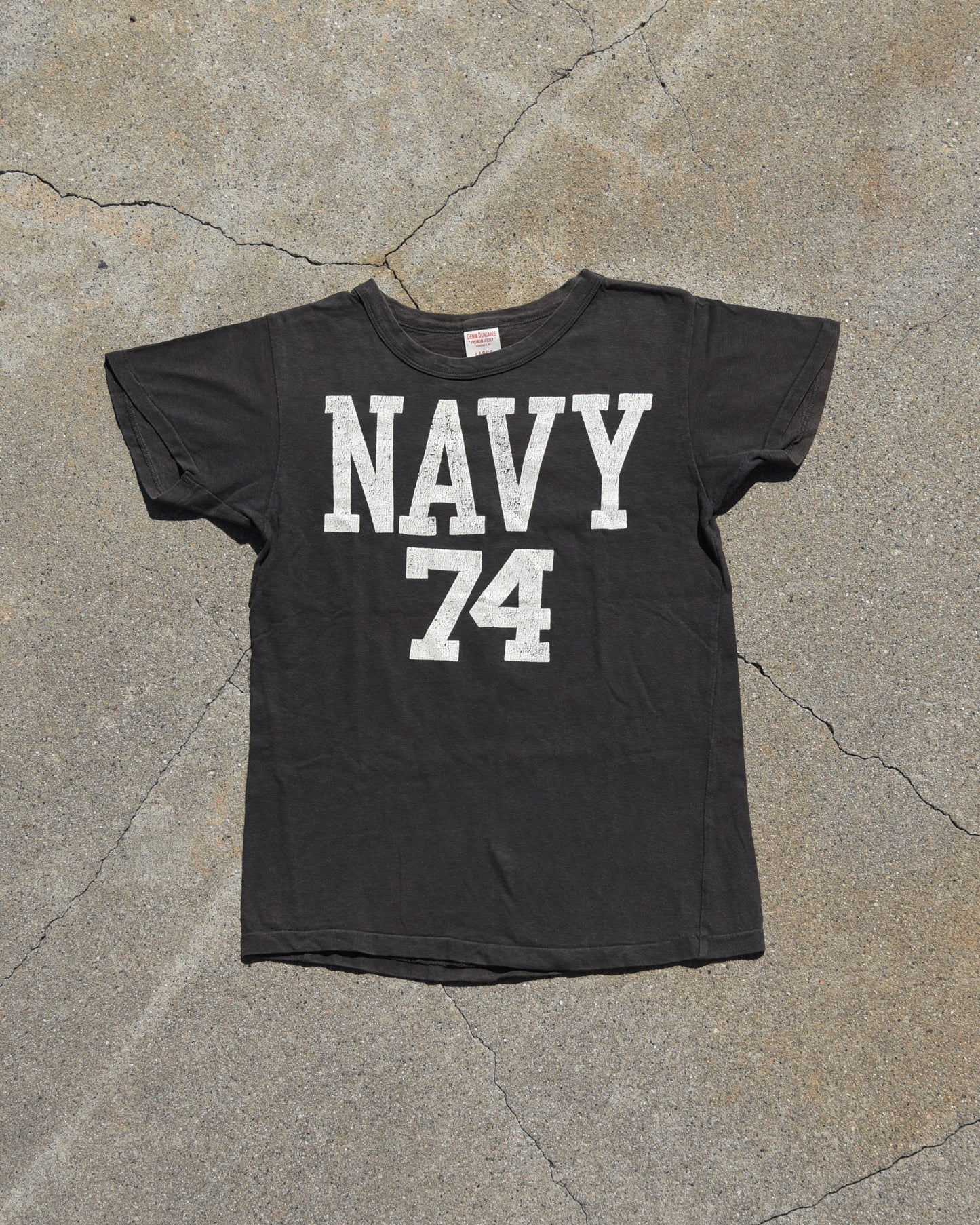 Denim Dungaree Navy 74 Tshirt