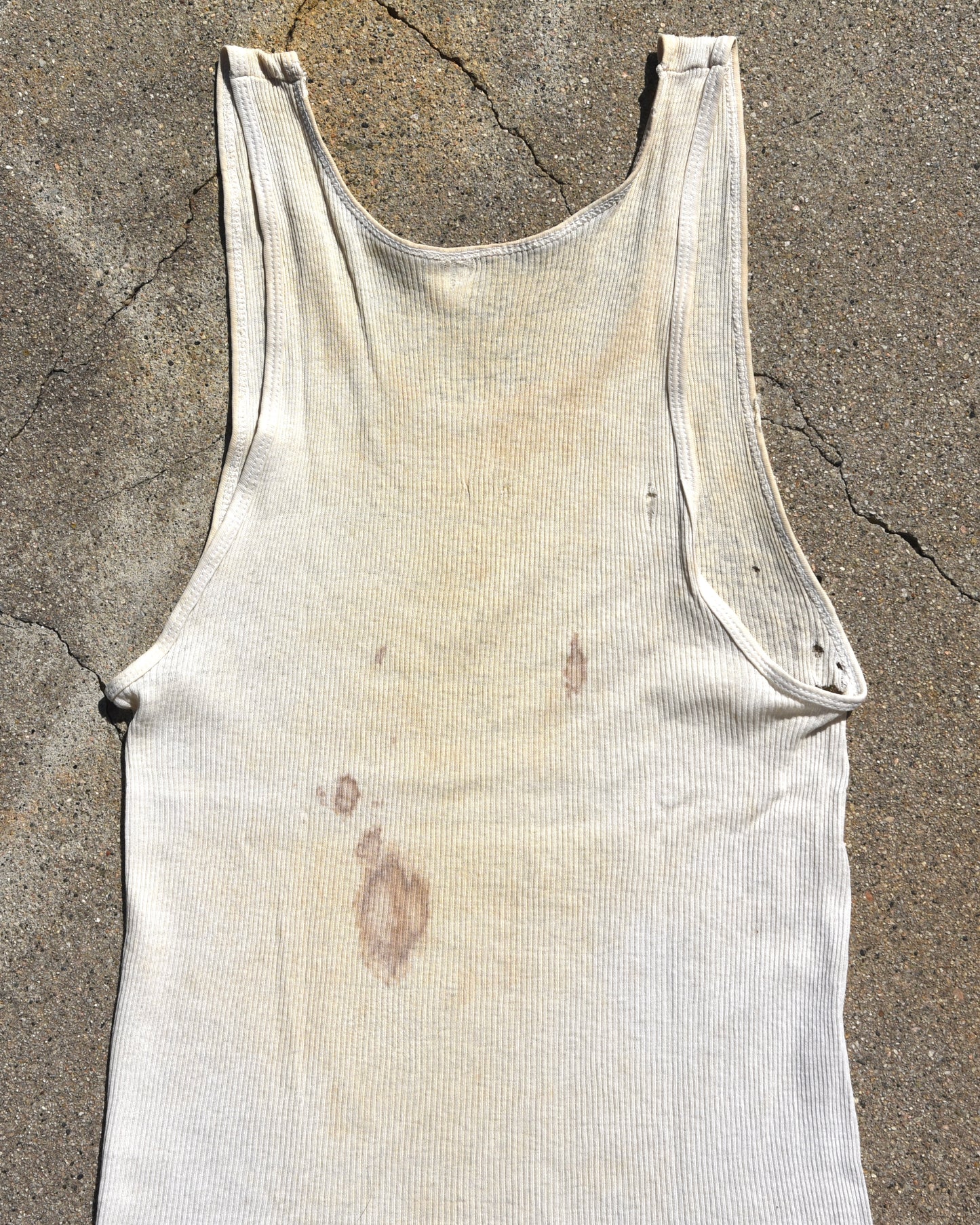 1960s A Real Cool Cat Stenciled Tank Top