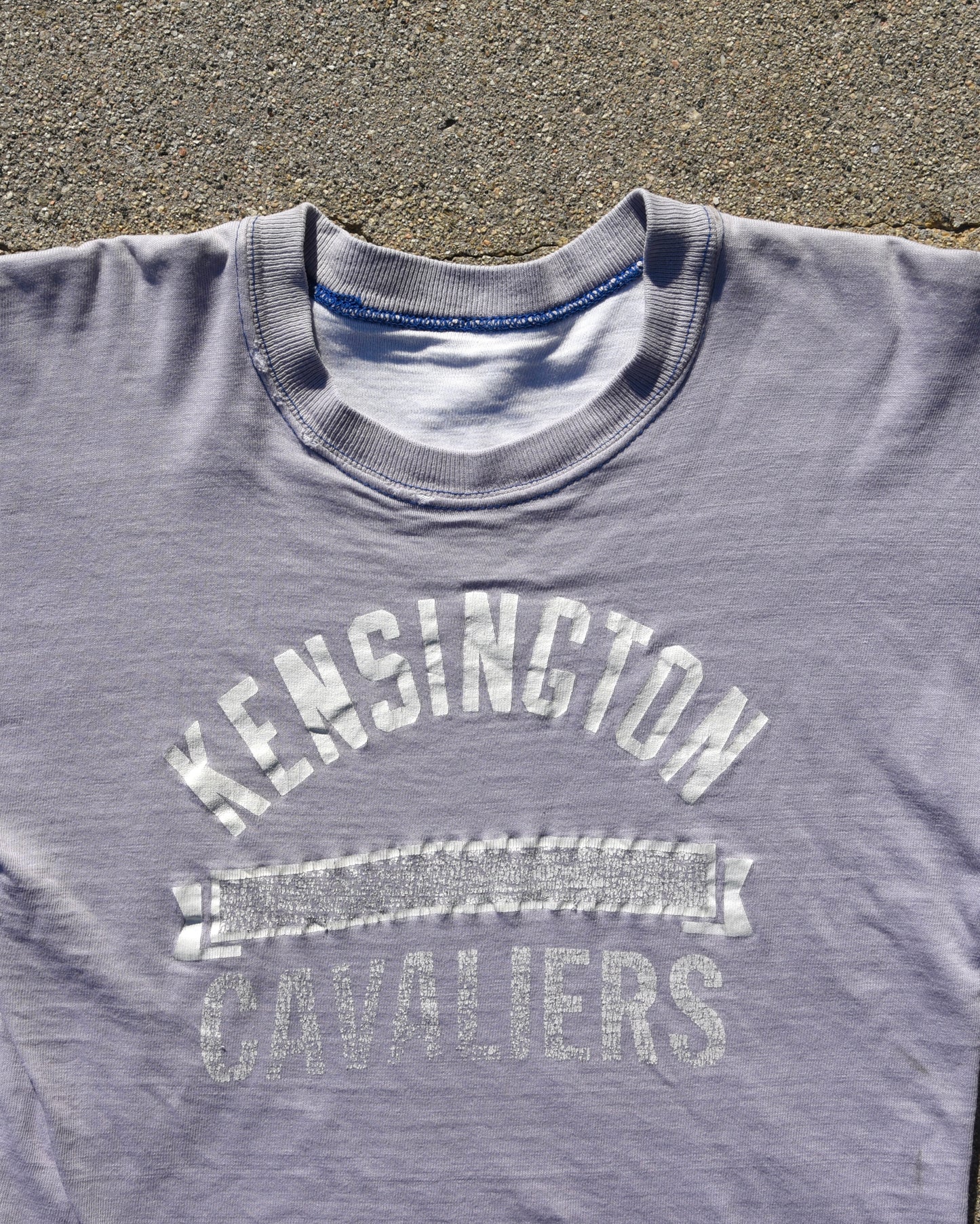 1960s Kensington Cavaliers Double Face Tshirt Sun Faded