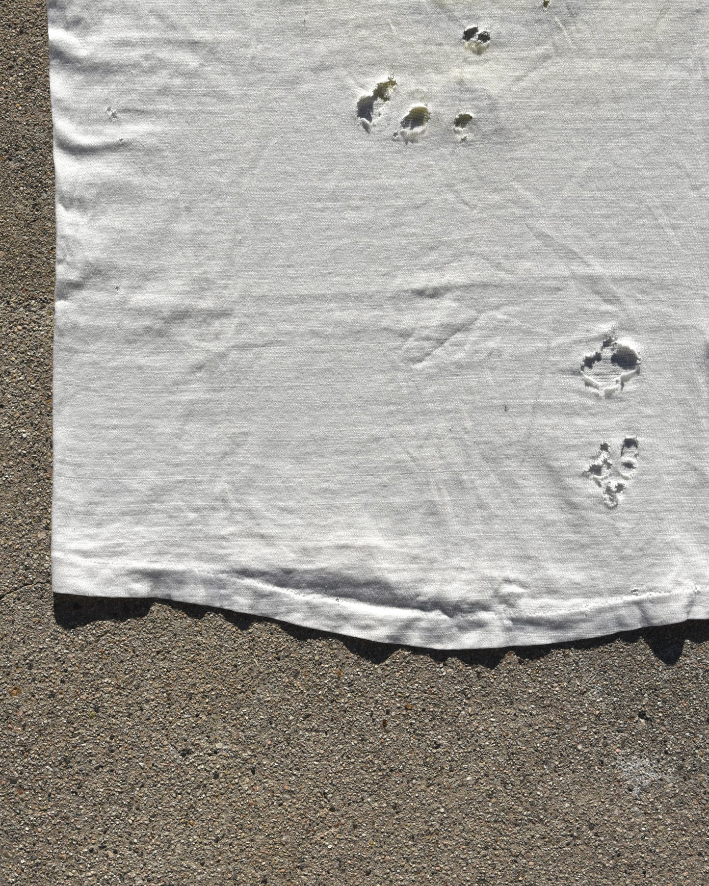 1980s Thrashed and Repaired Smiley Face Tshirt