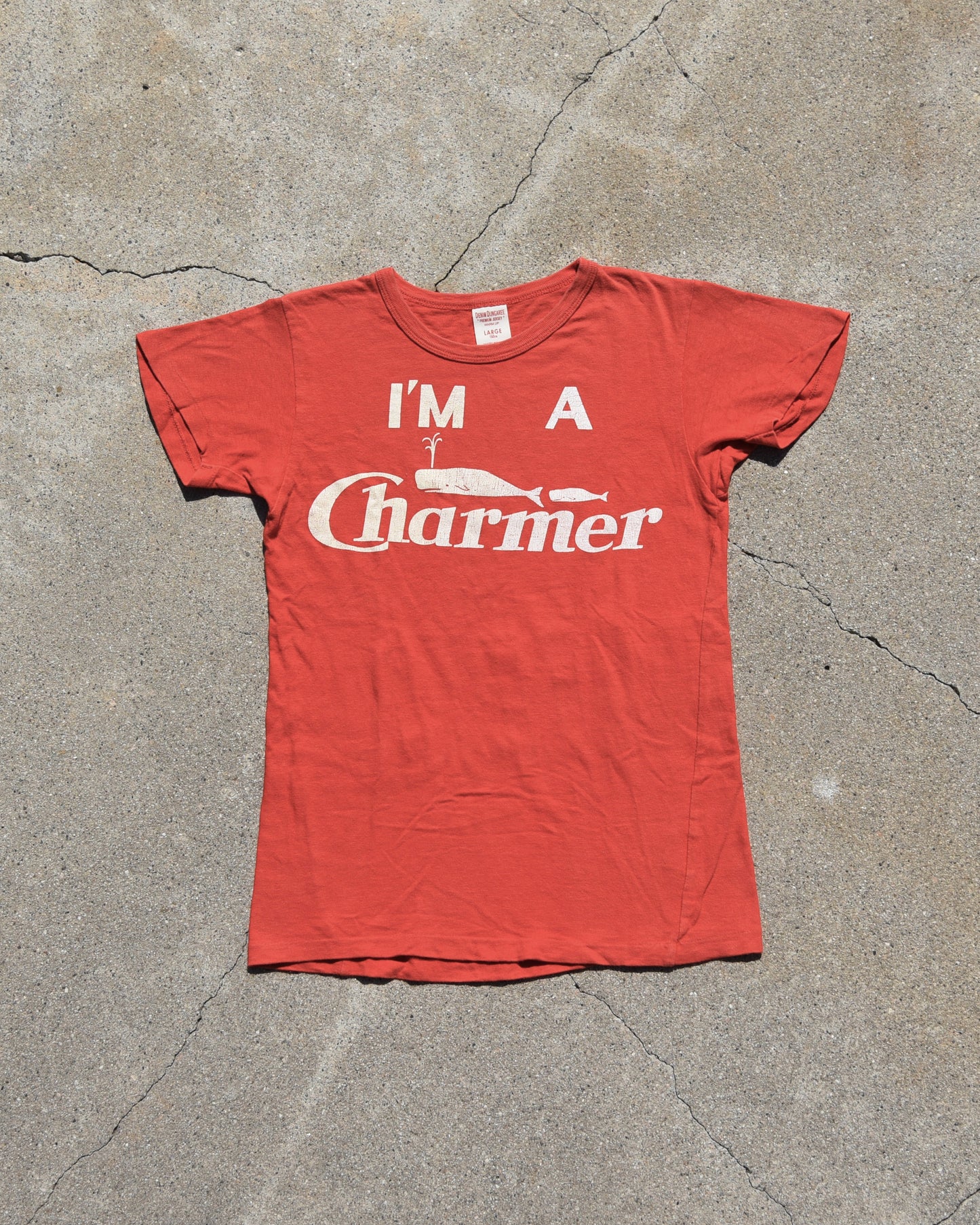 Denim Dungaree I’m A Charmer Tshirt