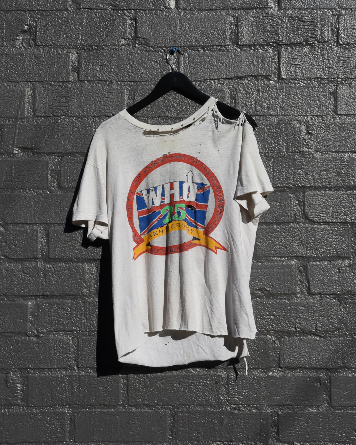 1980s The Who 25th Anniversary Tshirt
