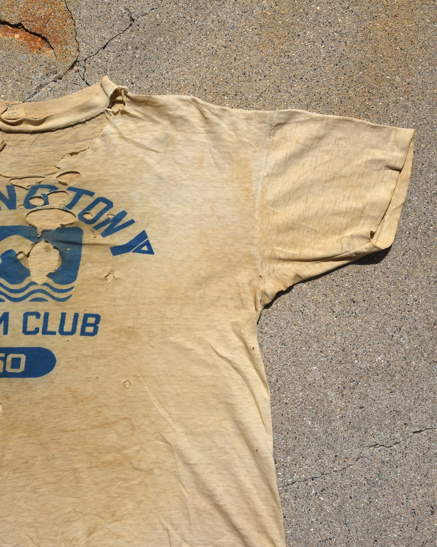 1970s Thrashed Torrington Swim Club Tshirt