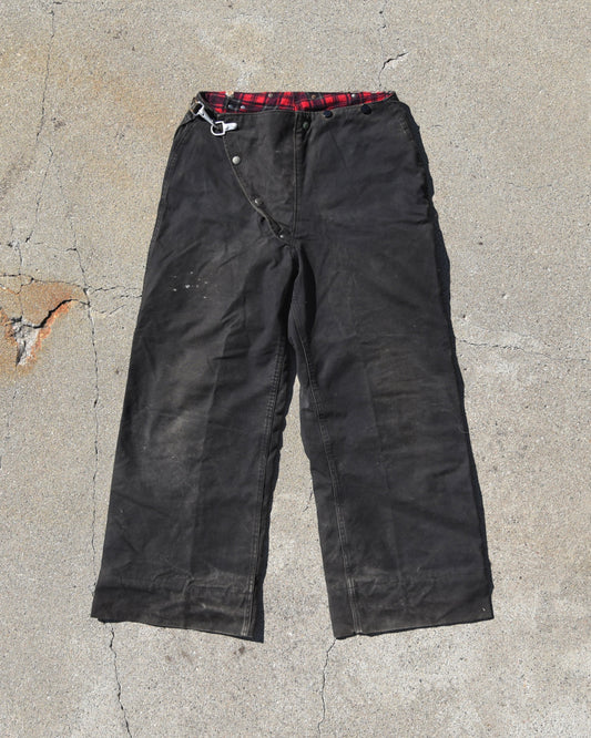 1950s American LaFrance Canvas Fireman Trousers
