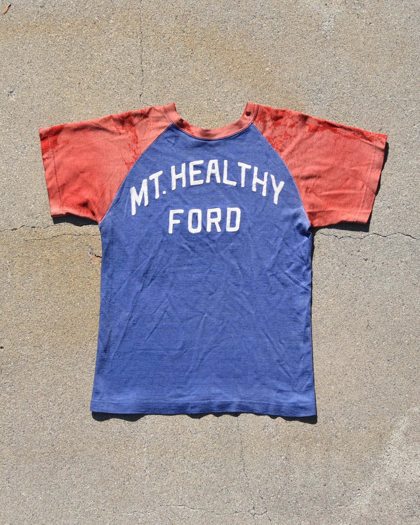 1950s Mt. Healthy Ford Two Tone Durene Jersey