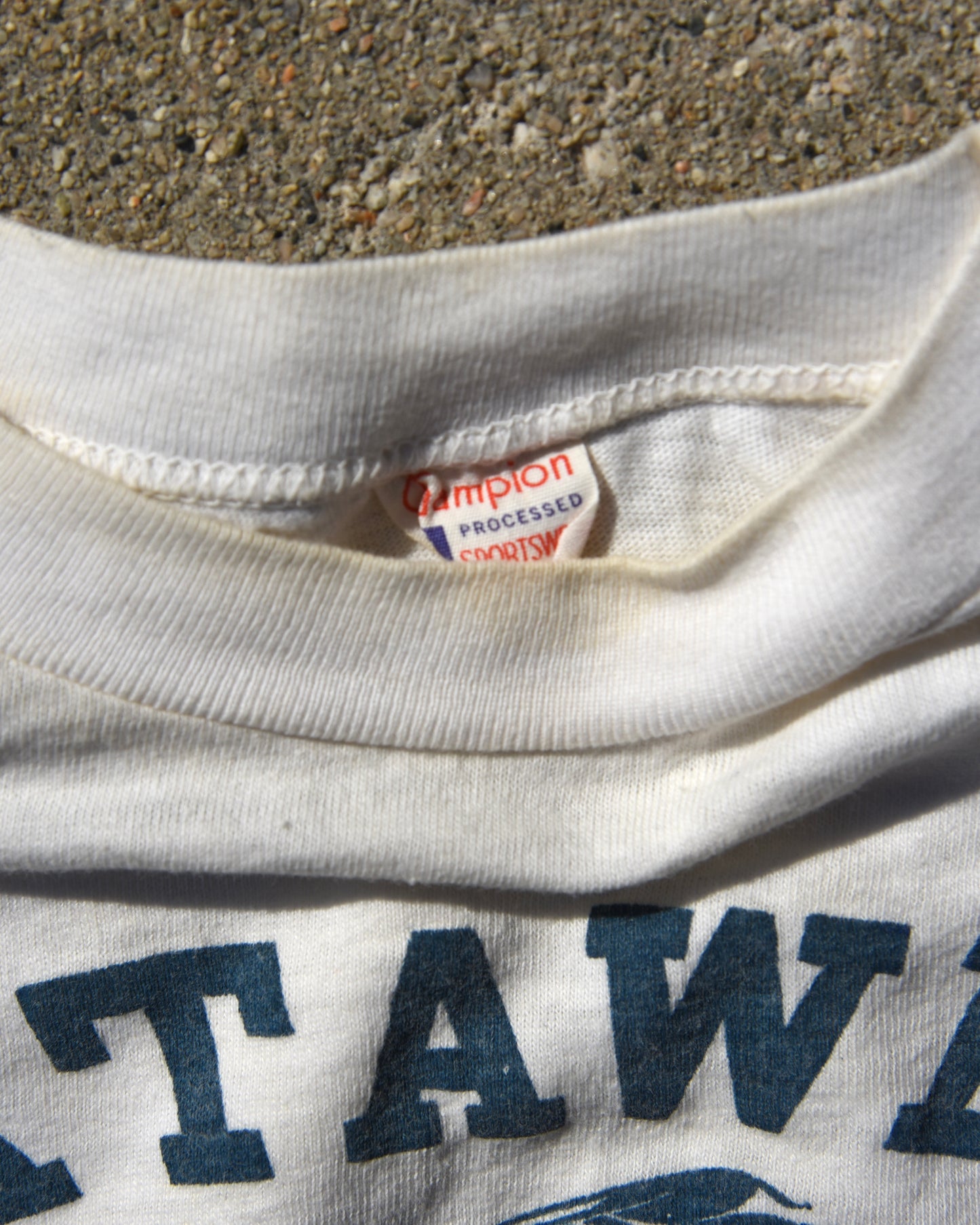 1950s Champion Running Man Catawba Phys Ed Tshirt