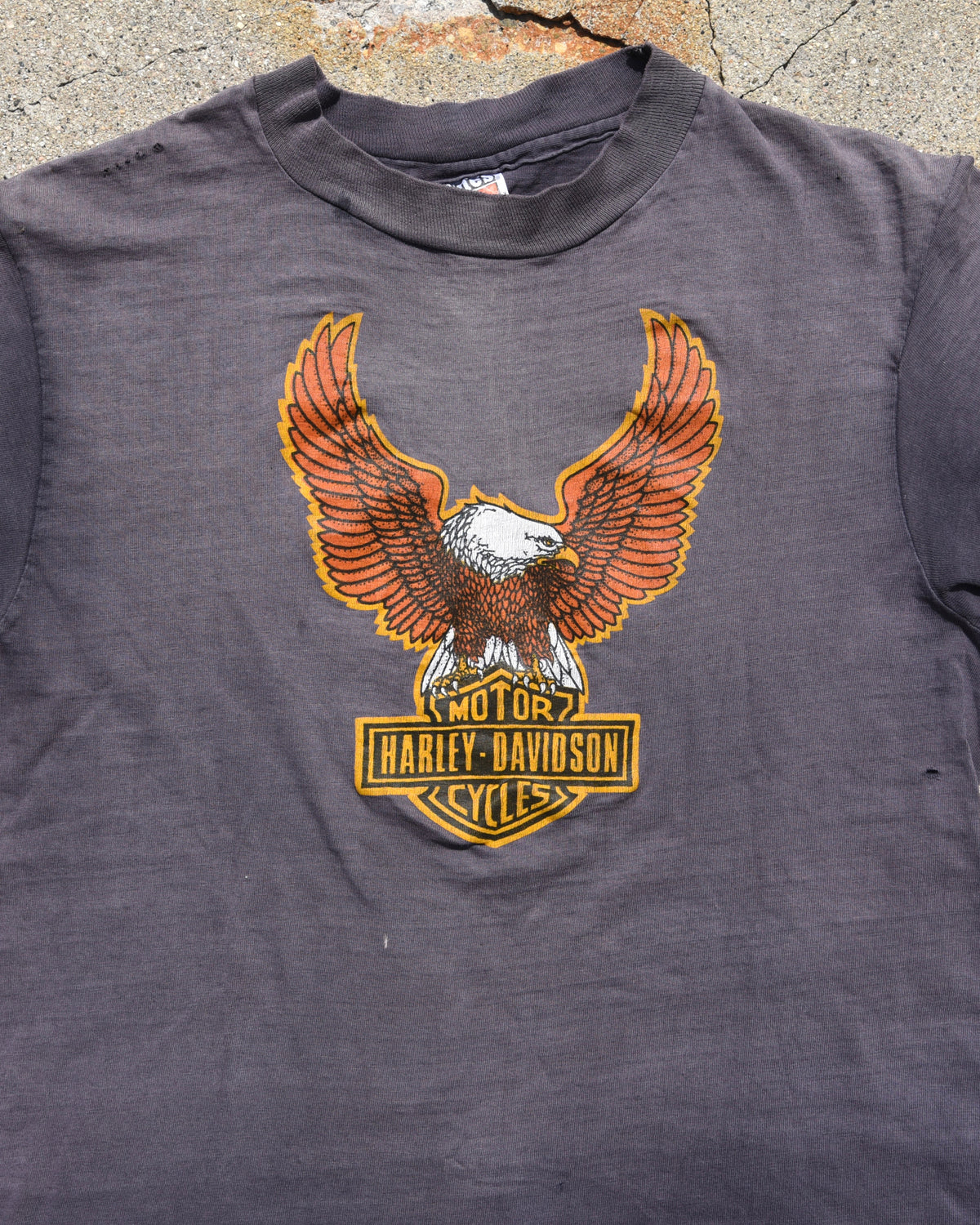 1970s Sun Faded Harley Davidson Tucson Tshirt