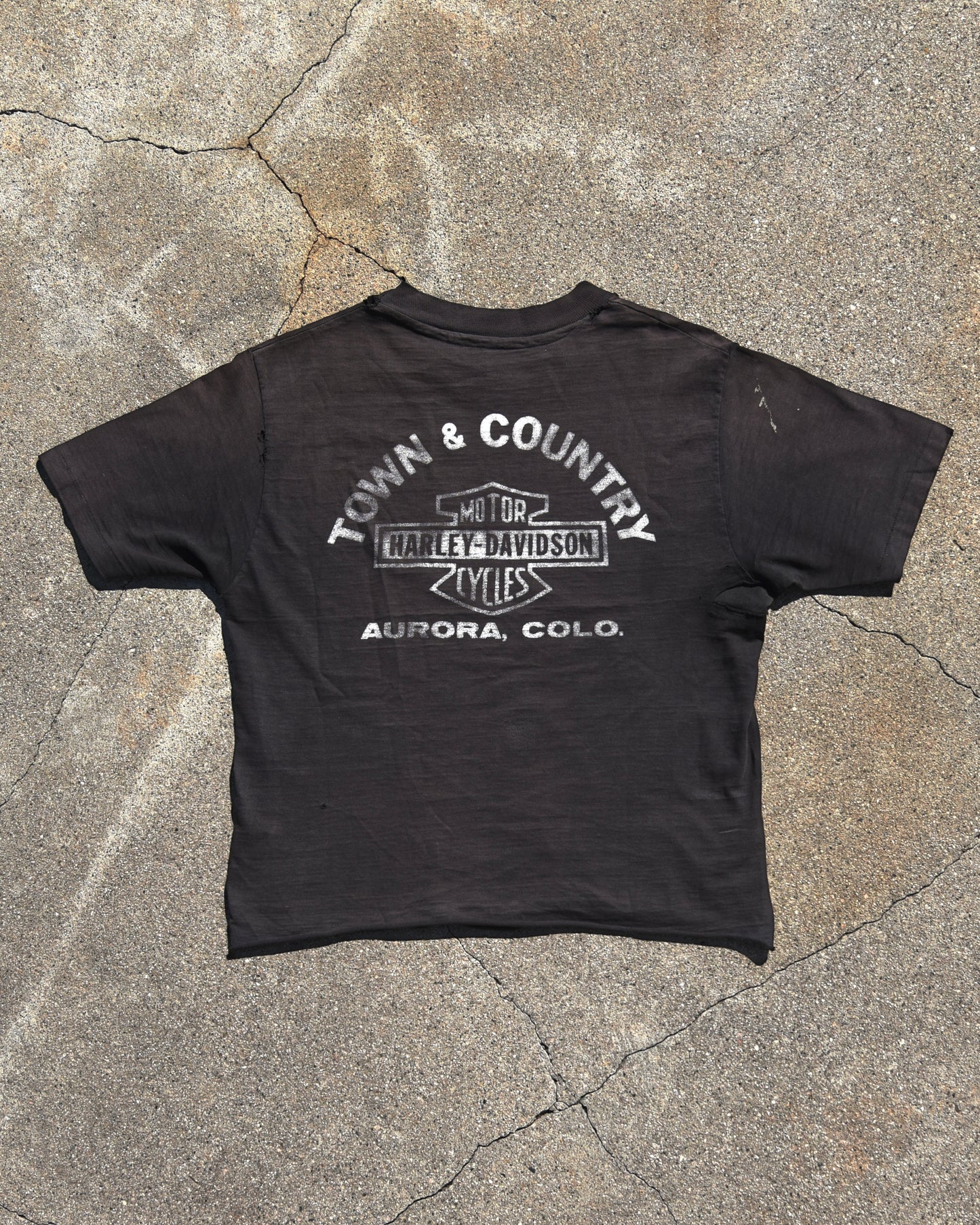 1980s Add Six More Inches Harley Davidson Tshirt