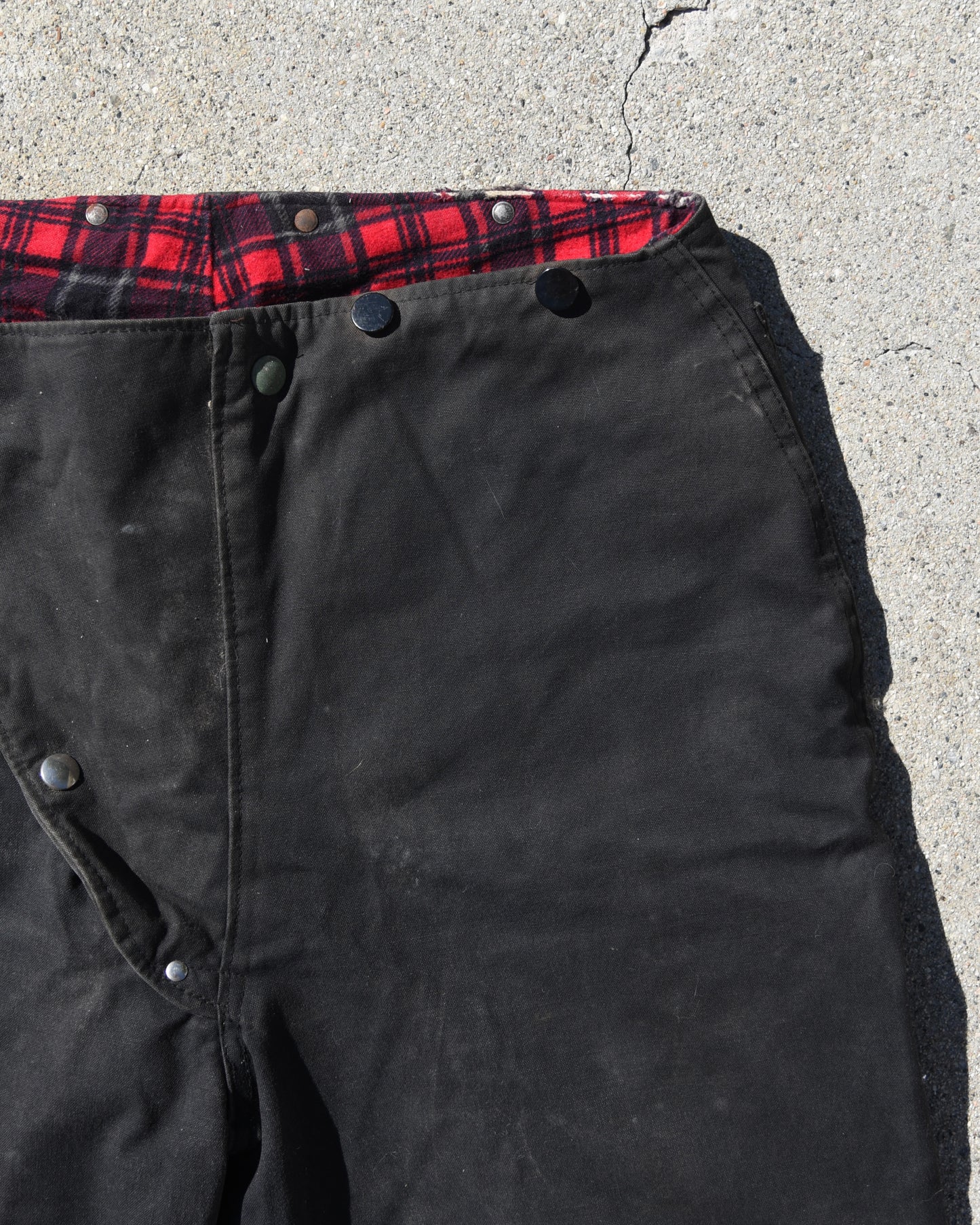 1950s American LaFrance Canvas Fireman Trousers