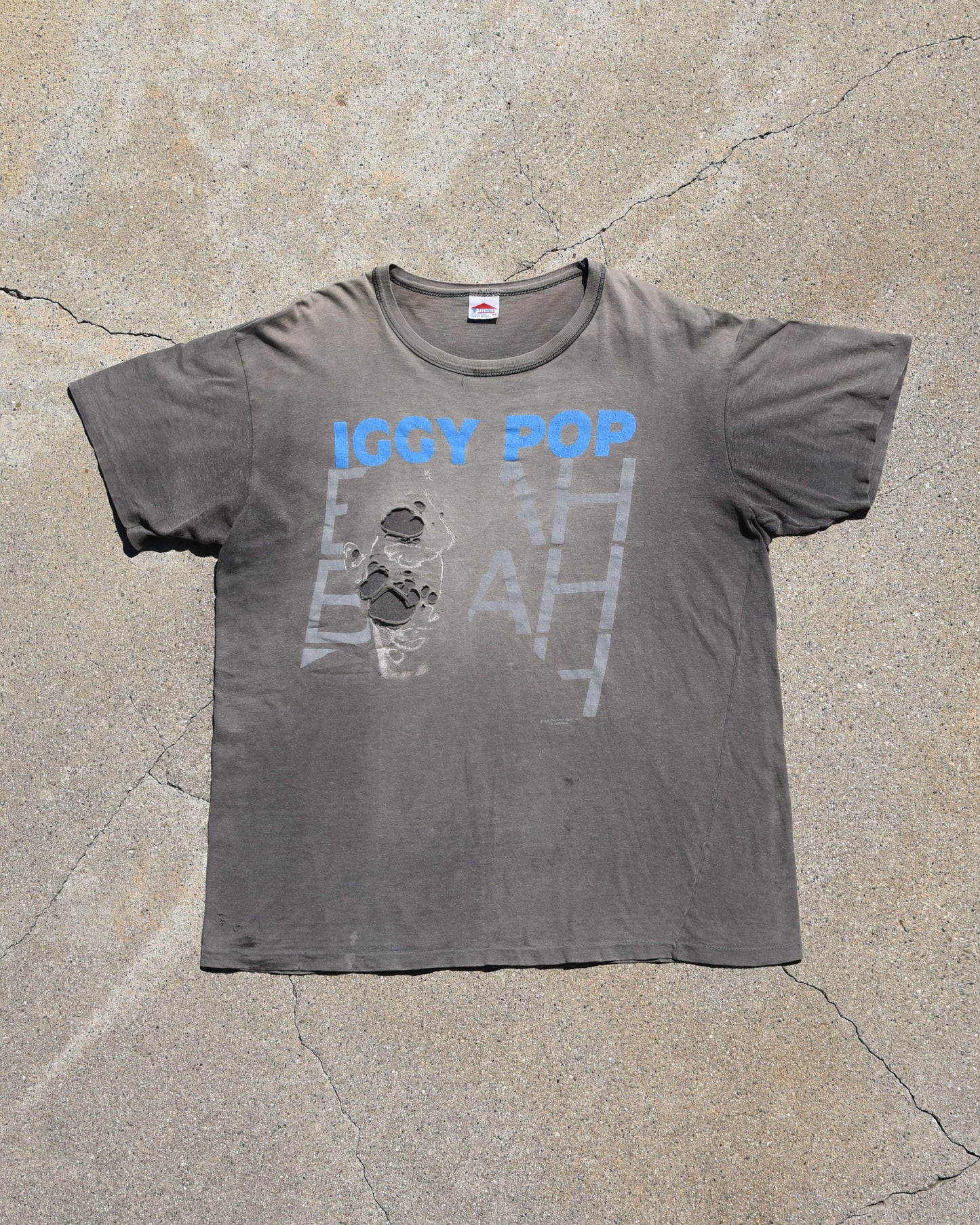 1986 Iggy Pop Blah Blah Blah Tshirt
