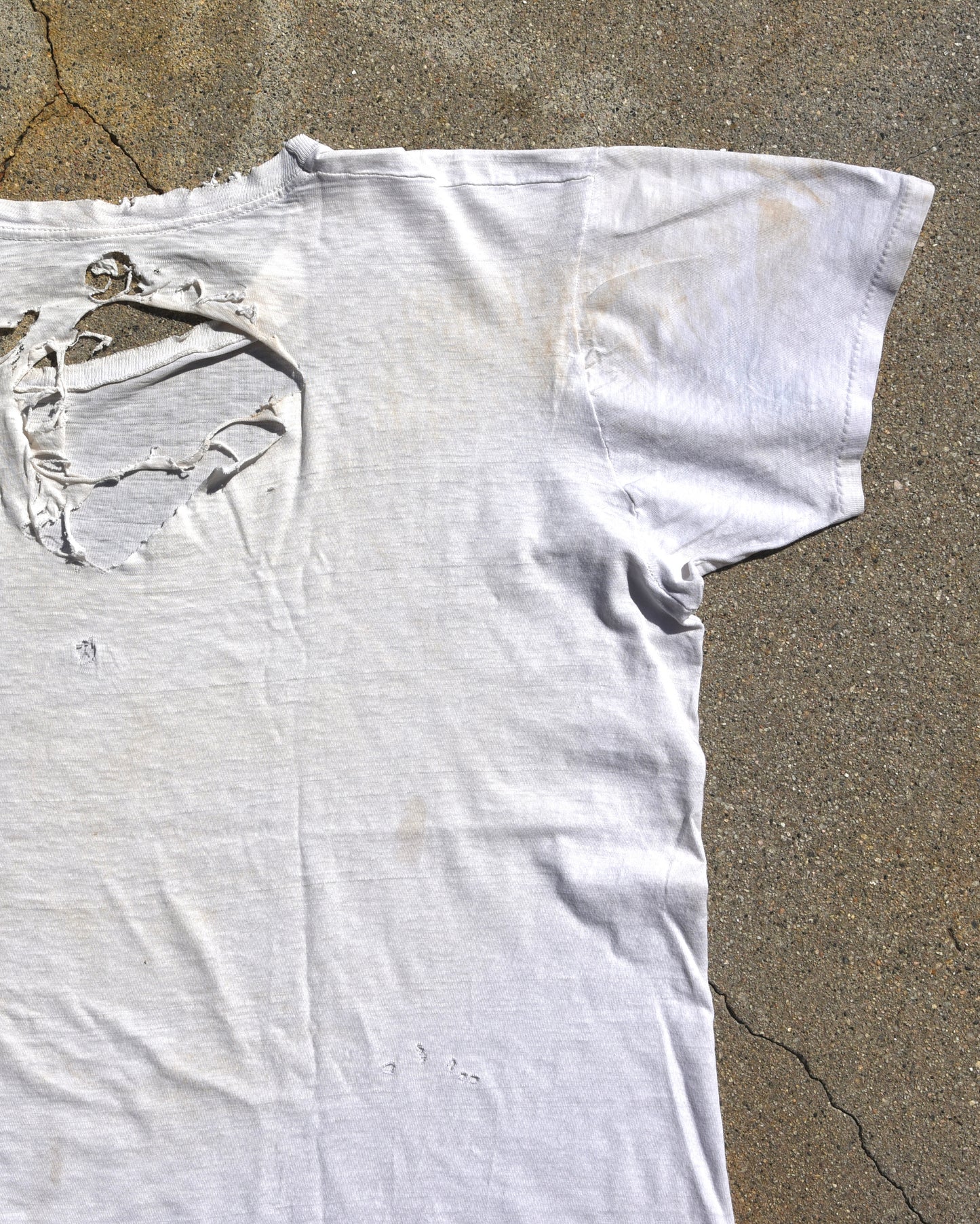 1960s Motorcycle Police Stenciled Tshirt