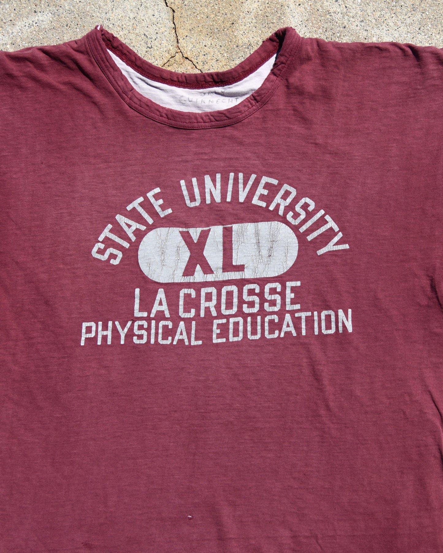 1970s State University La Crosse Double Face Tshirt