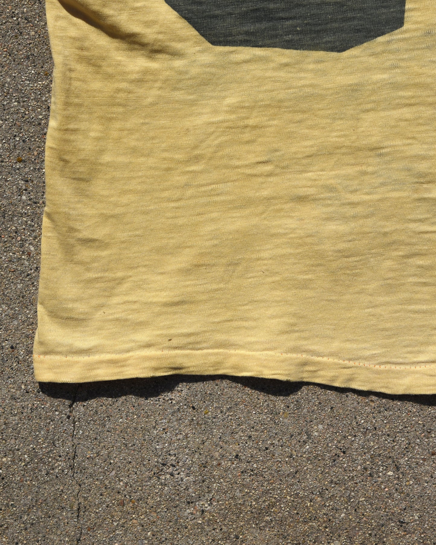 1950s Thrashed And Faded Water Print Football Jersey