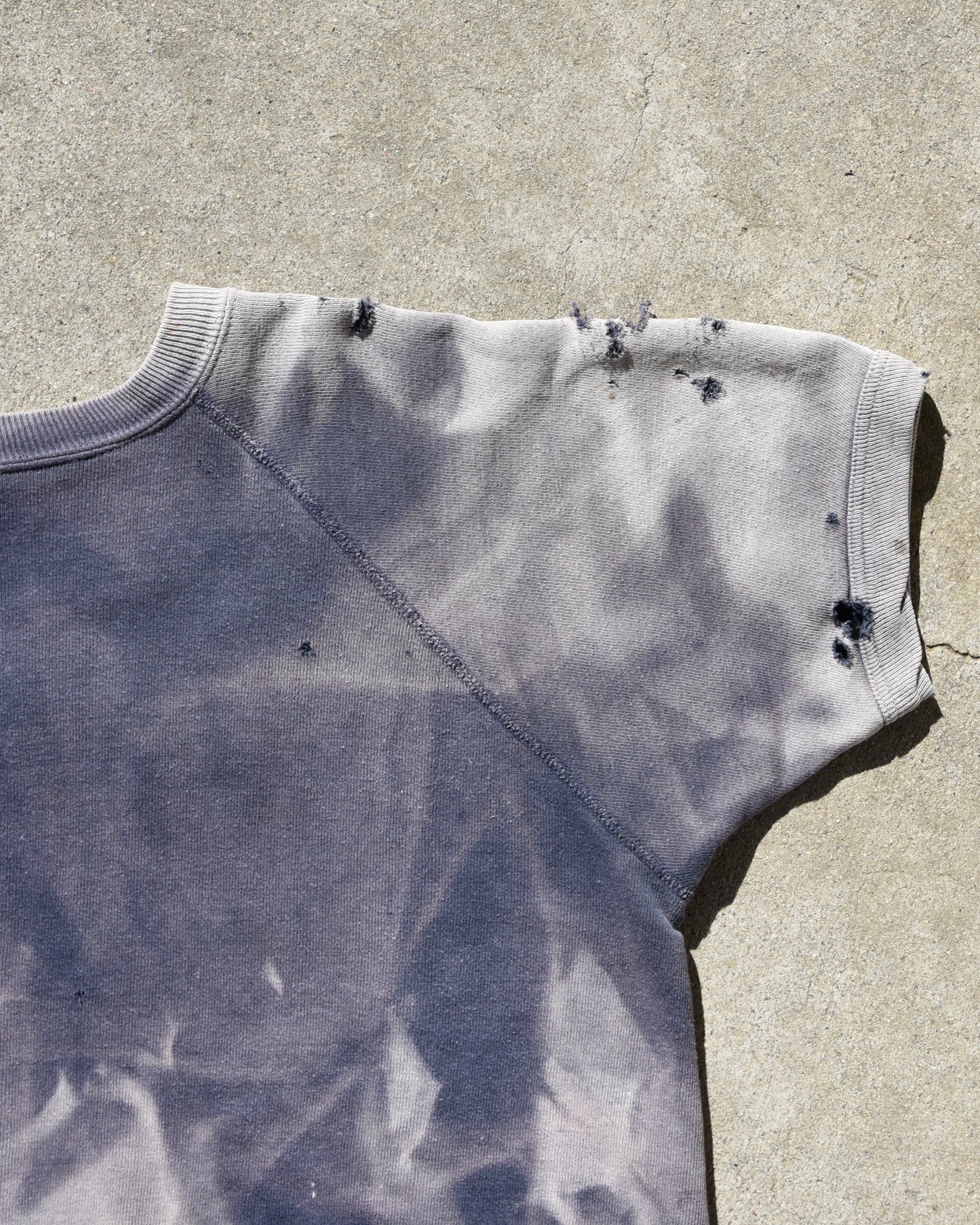 Vintage Thrashed and Sun Faded 1960s S/S Sweatshirt