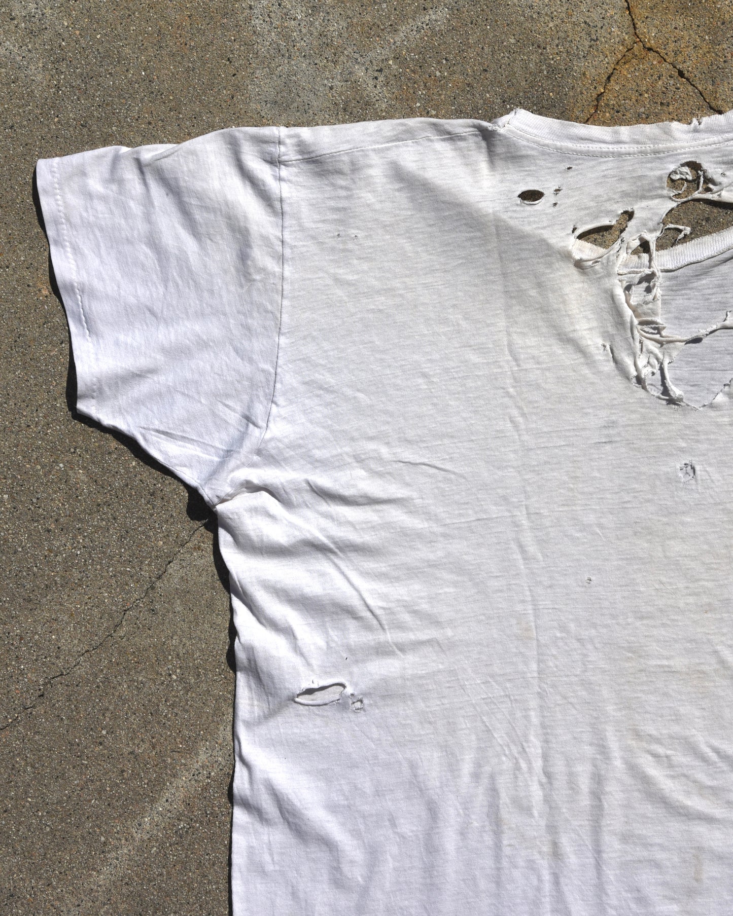 1960s Motorcycle Police Stenciled Tshirt