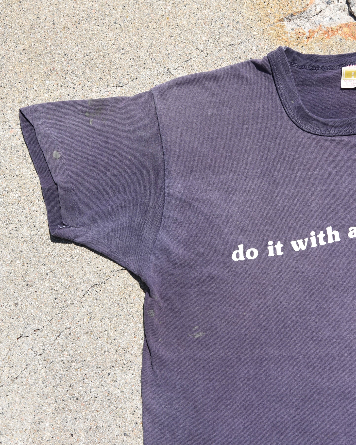 1970s Sun Faded Do It With An Architect Tshirt