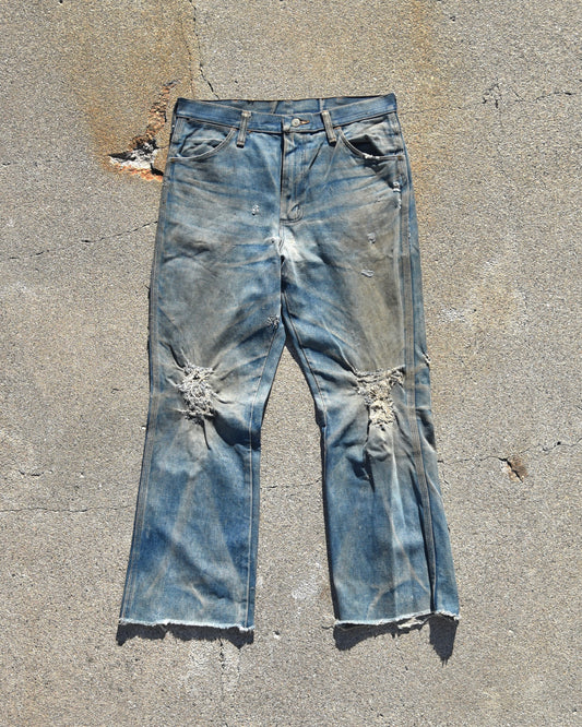 1970s Wrangler Bell Bottoms - Whisker Fading