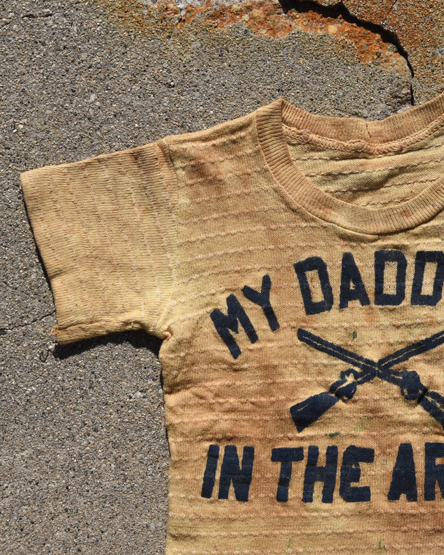 1950s My Daddy Is In The Army Baby Tshirt