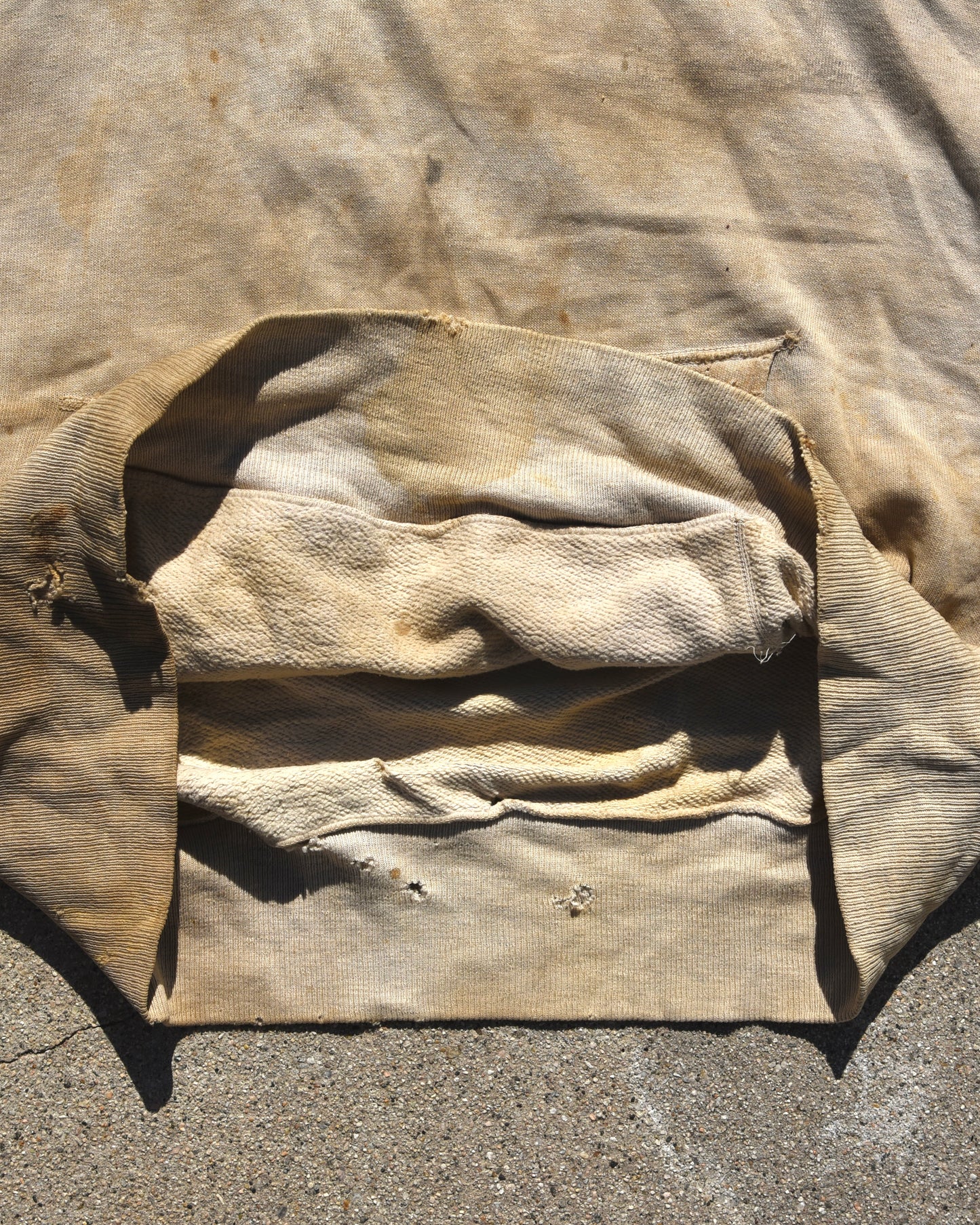 1950s Thrashed and Repaired Hoodie