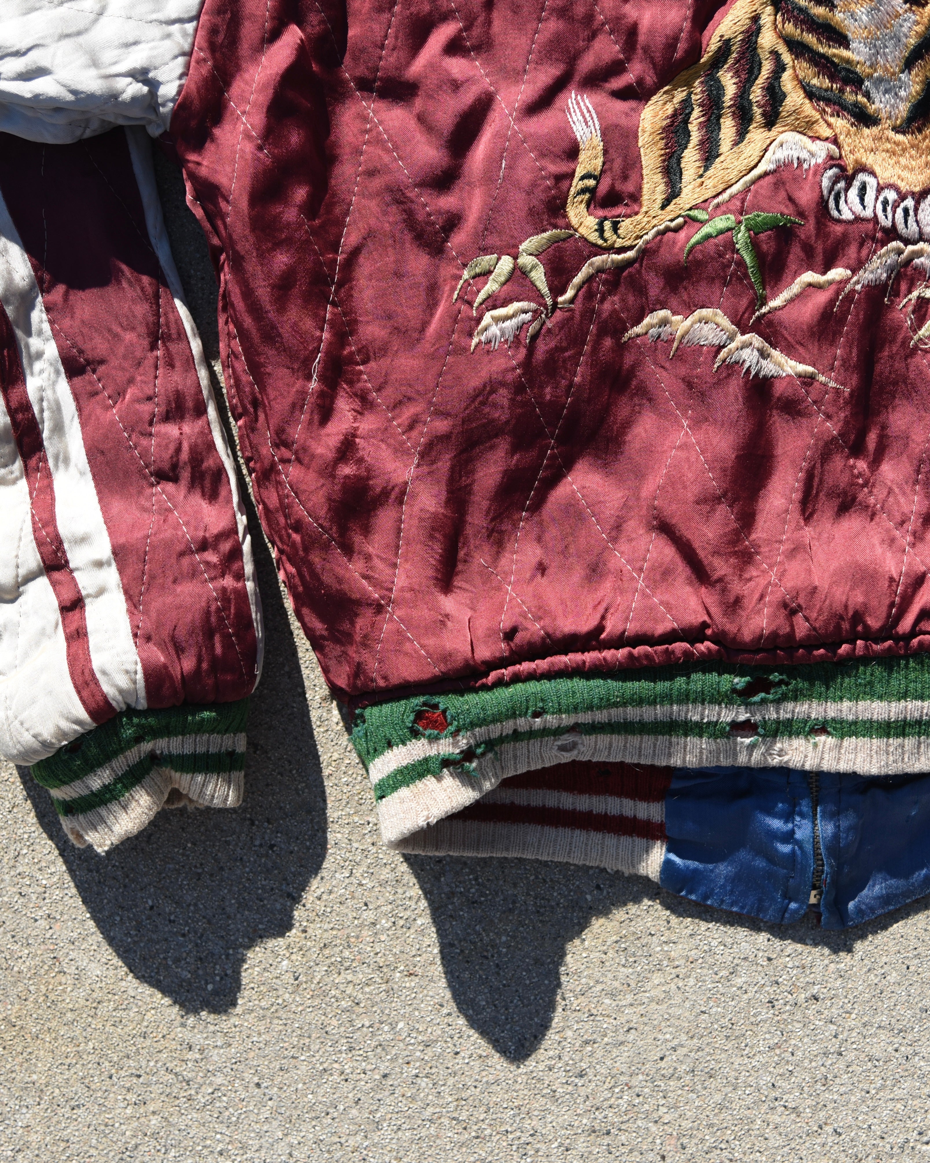 1950s Japan Sukajan Reversible Souvenir Jacket Sun Faded