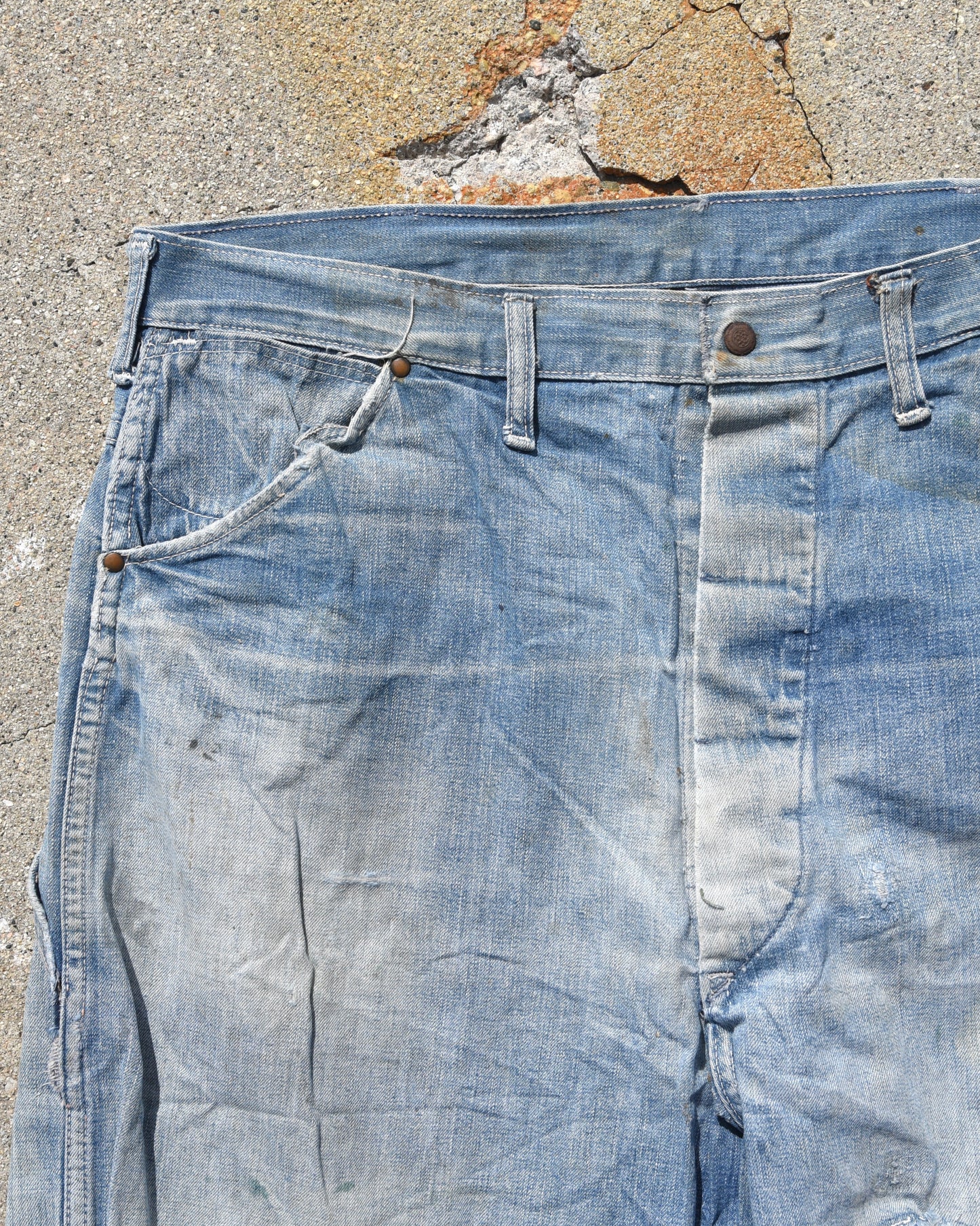 1950s Thrashed Carpenter Denim Jeans