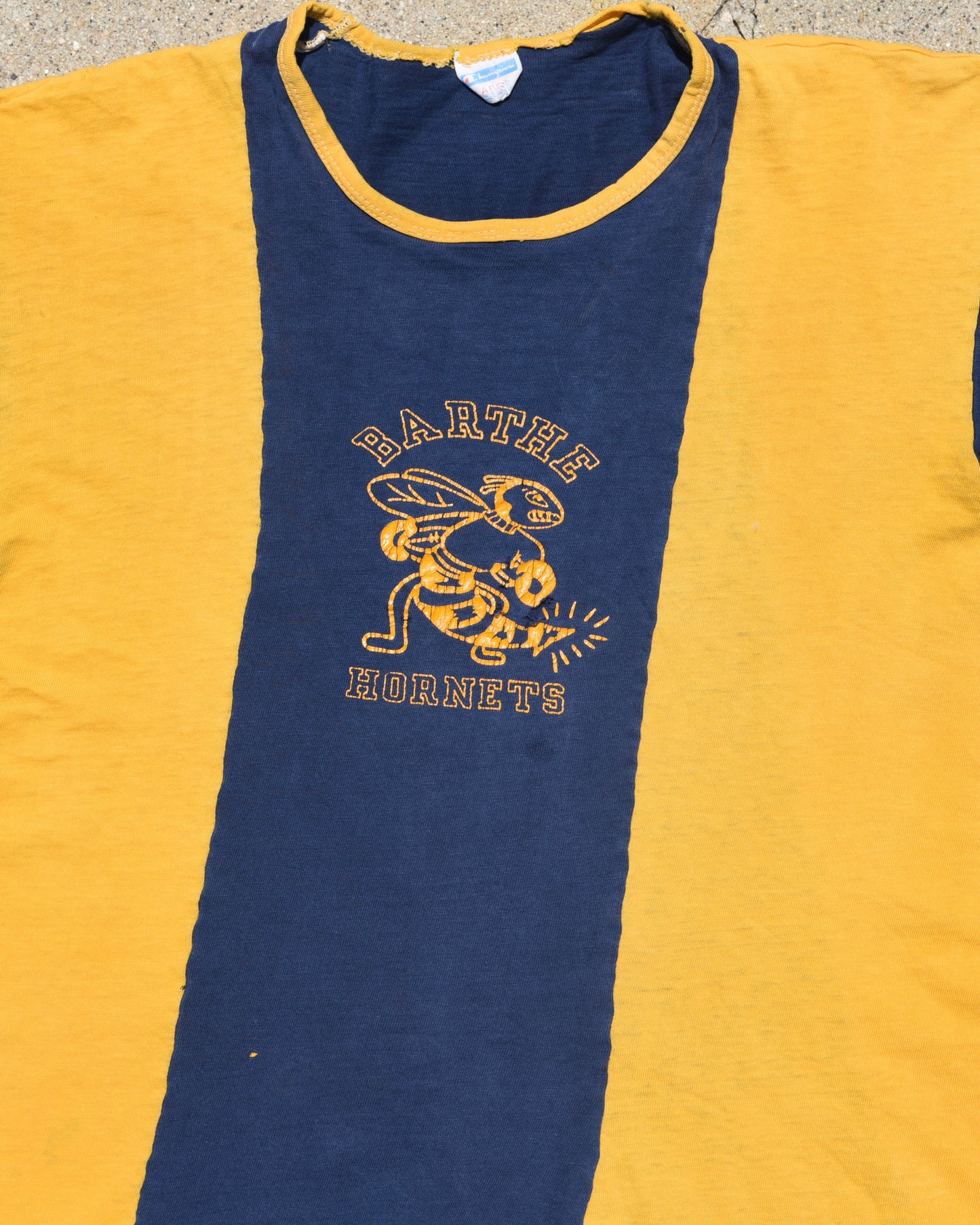 1970s Tri-Color Barthe Hornets Tshirt