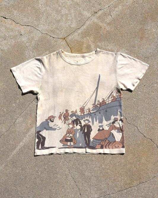 1940s Hennessey Cognac Waterprint Tshirt