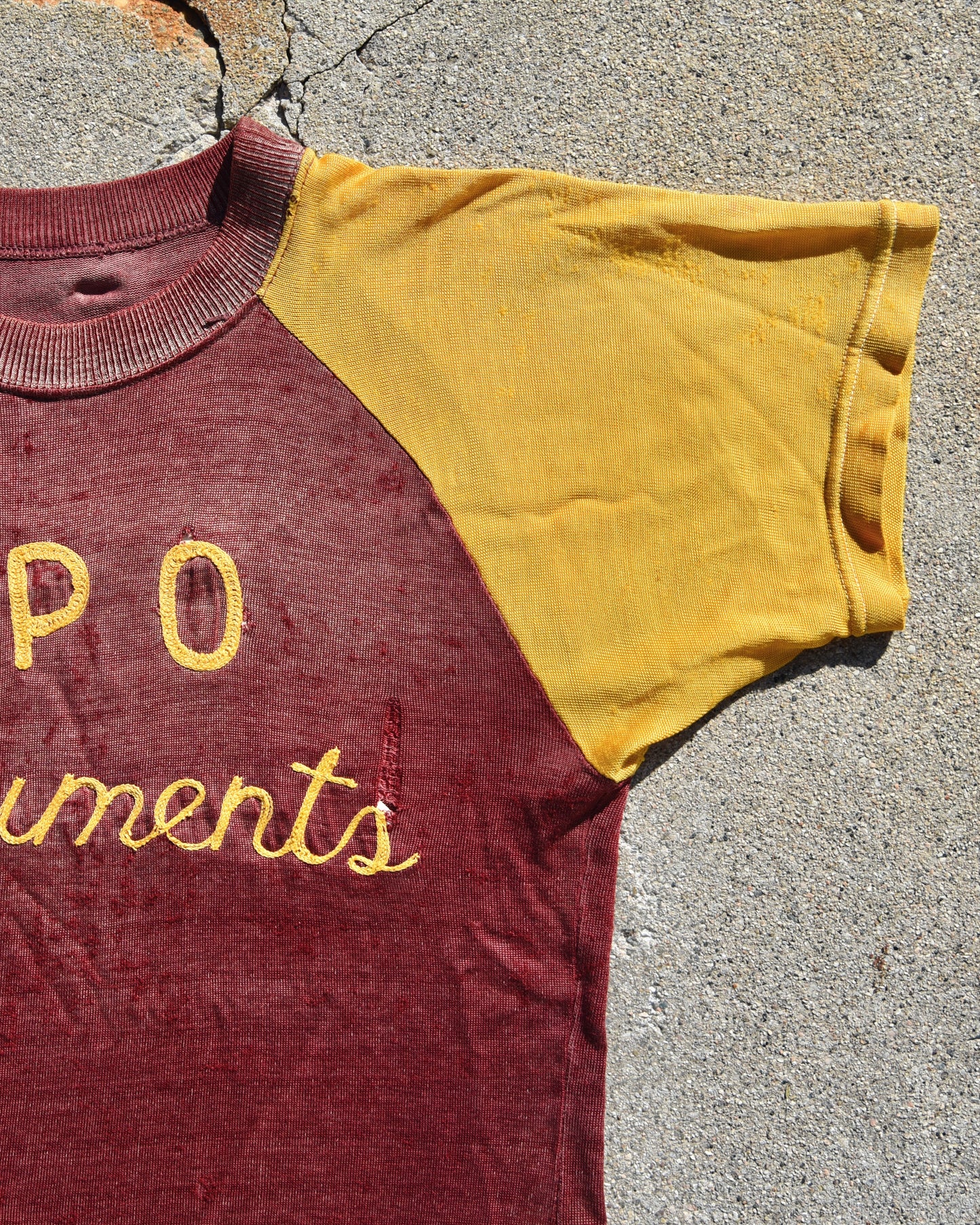 1950s Sun Faded GPO Documents Durene Jersey