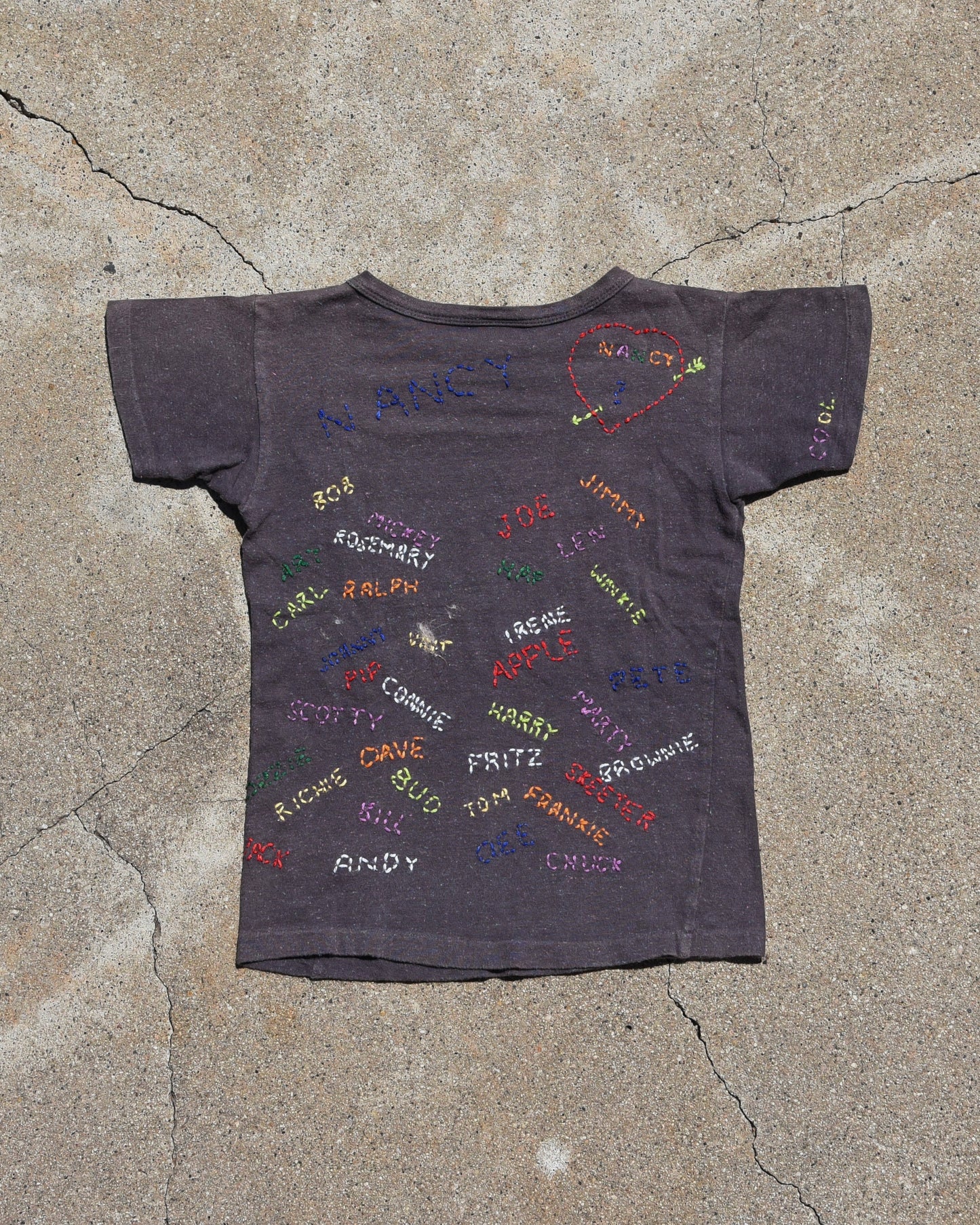Denim Dungaree Be Cool Smile On Femme Tshirt