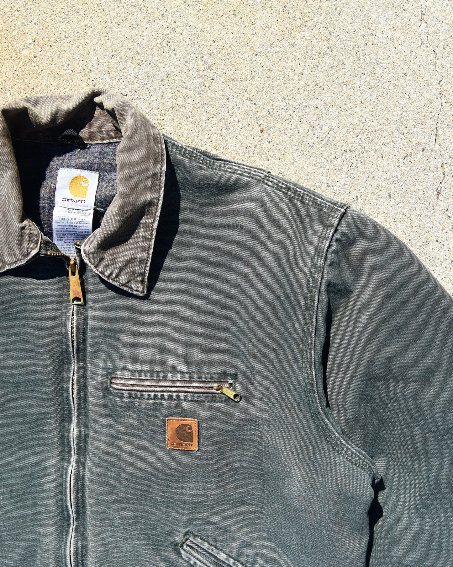 Carhartt J97 MOS Detroit Jacket  Moss Green - Large