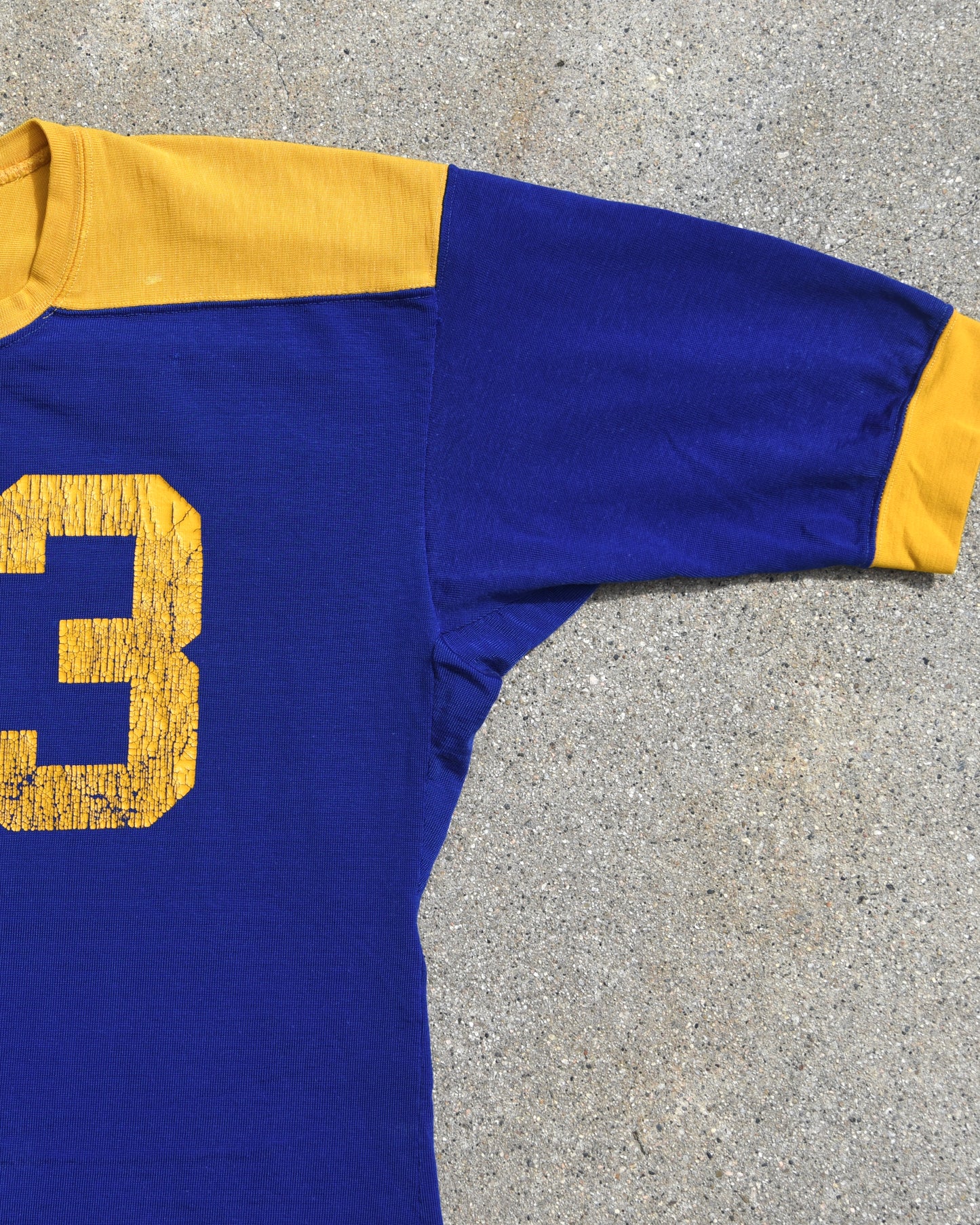 1960s Two-Tone Cotton Football Jersey