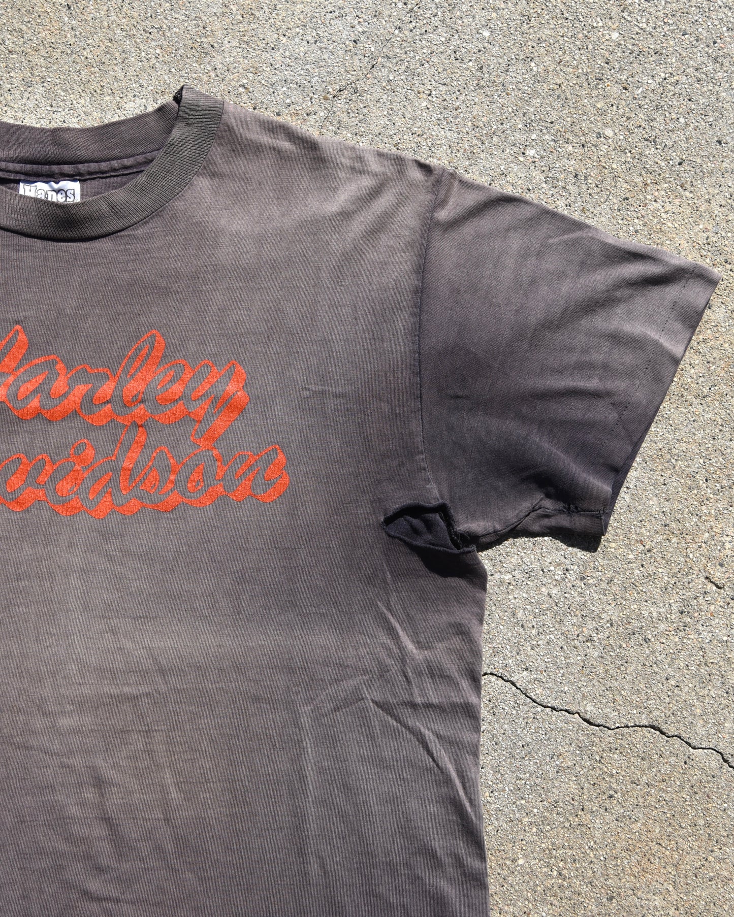 1980s Sun Faded Harley Davidson Tshirt