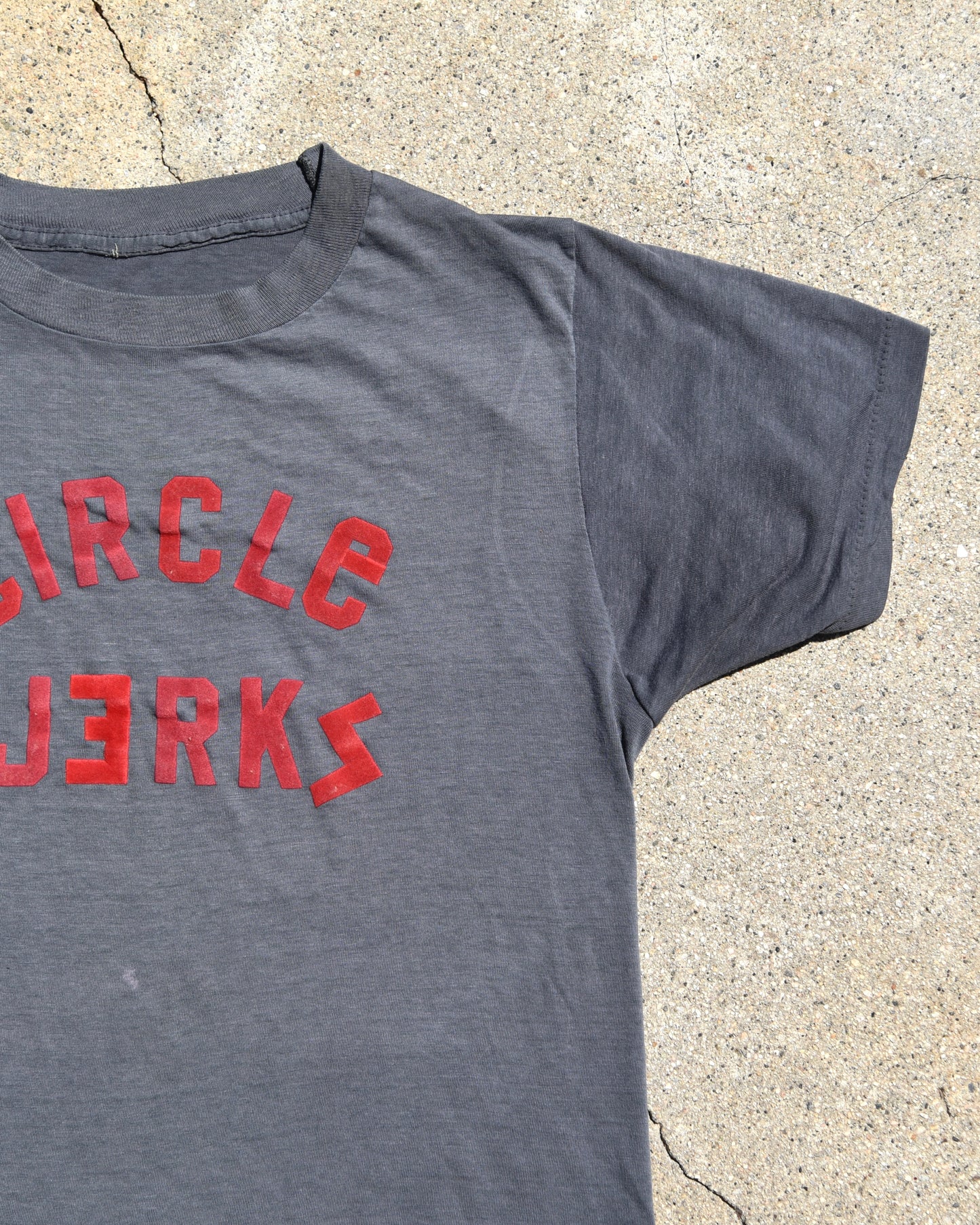 1980s Sun Faded Circlejerks Parking Lot Tshirt